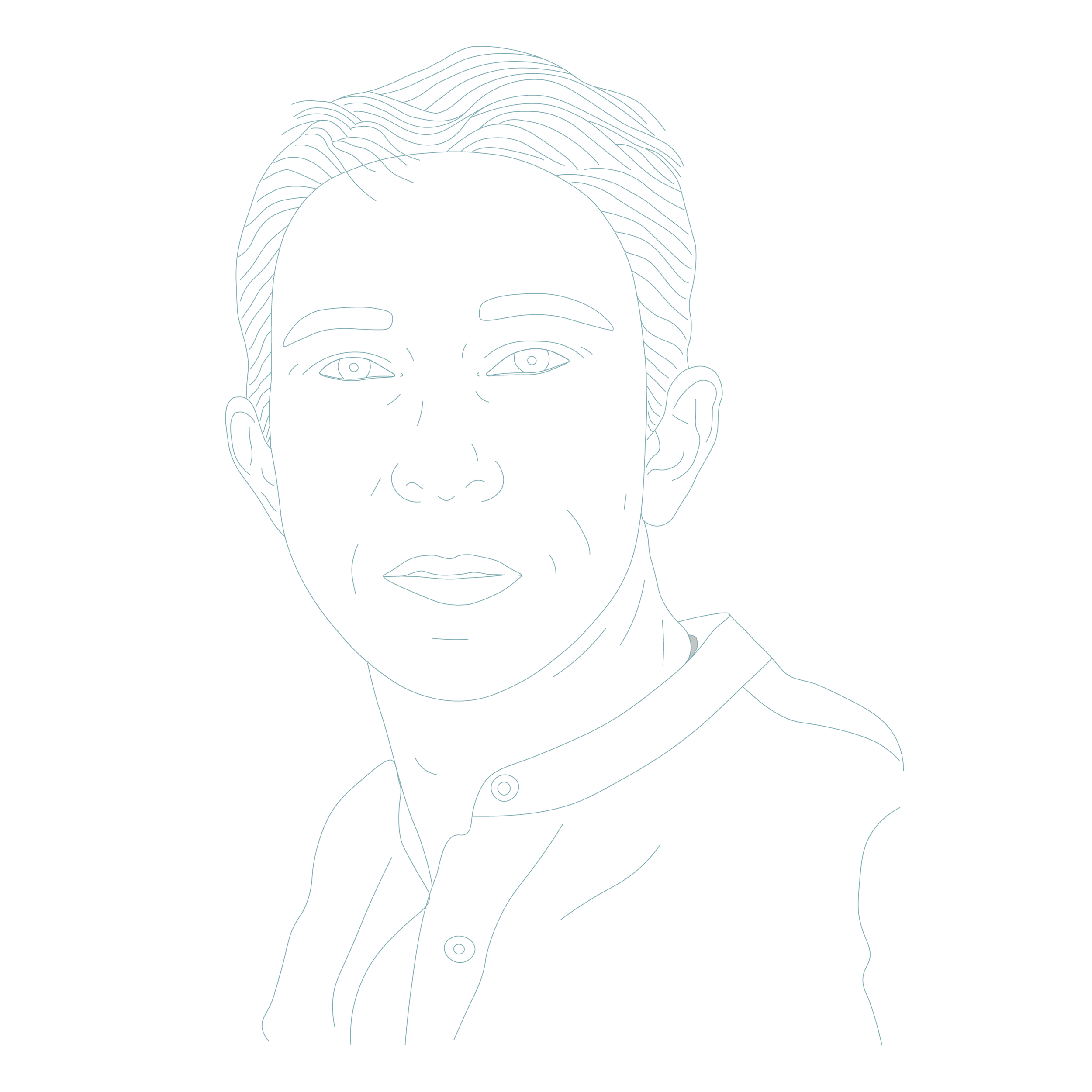 Portrait dessiné de Fabio Fioramanti
