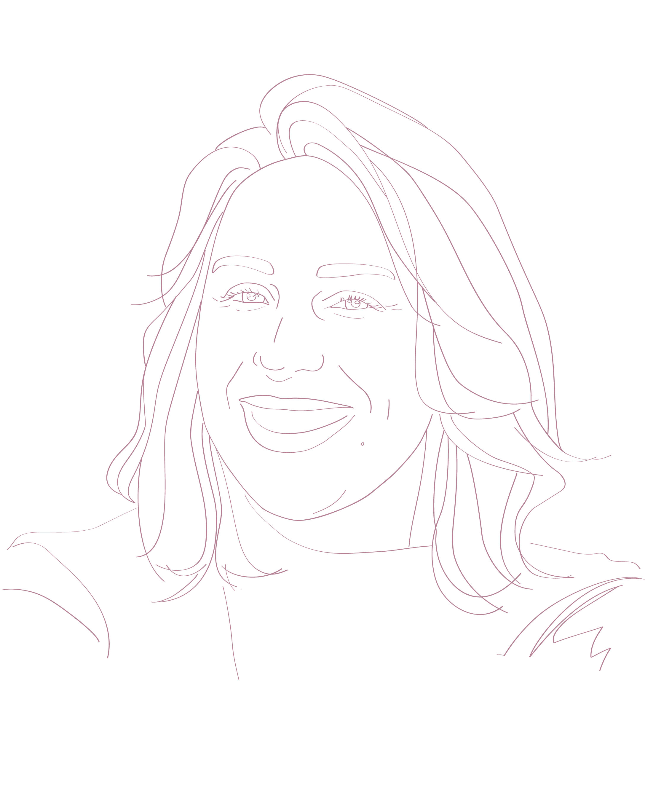 Portrait dessiné de Mathilde Murzeau