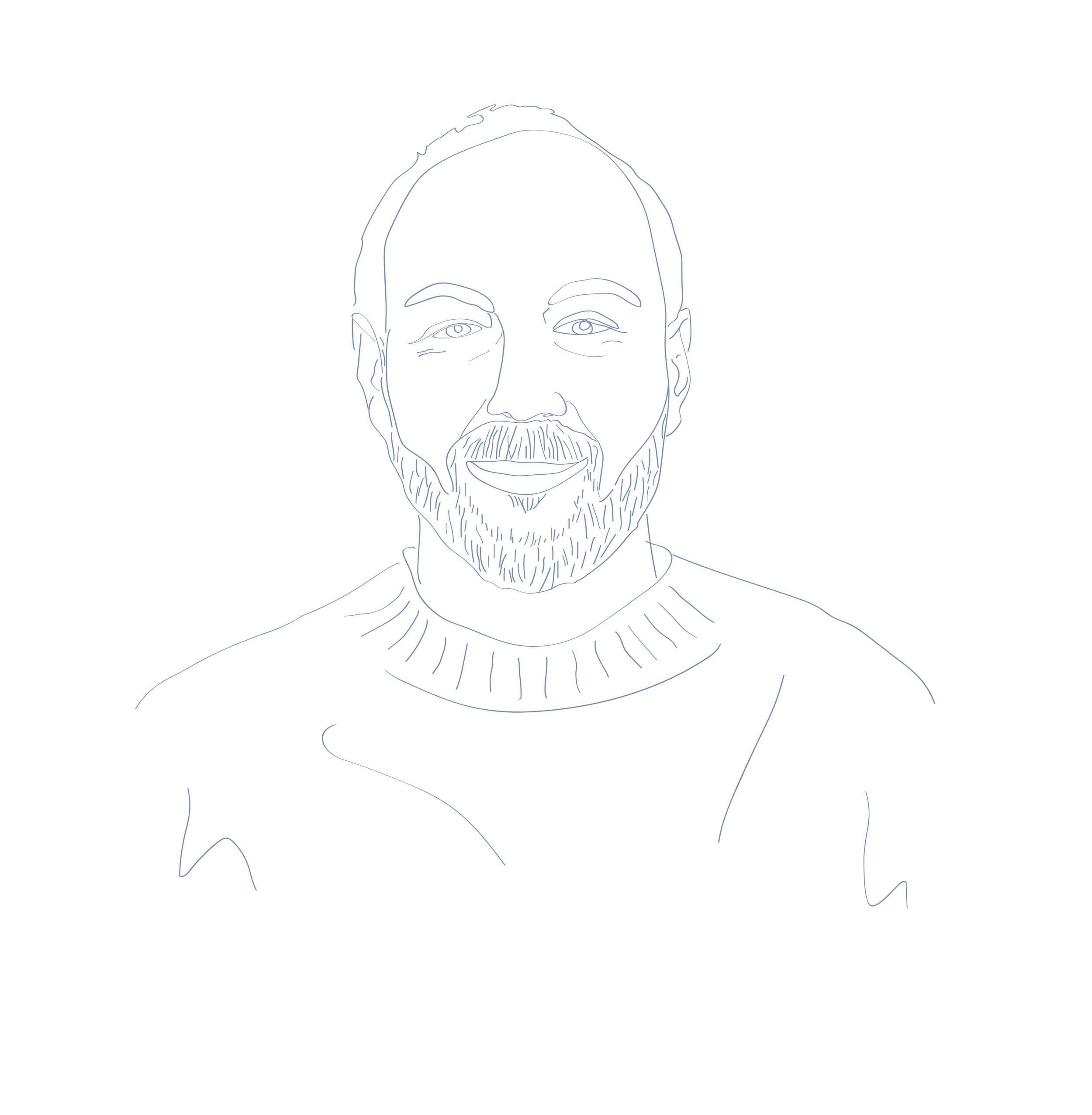 Portrait dessiné de Lucas Aubert