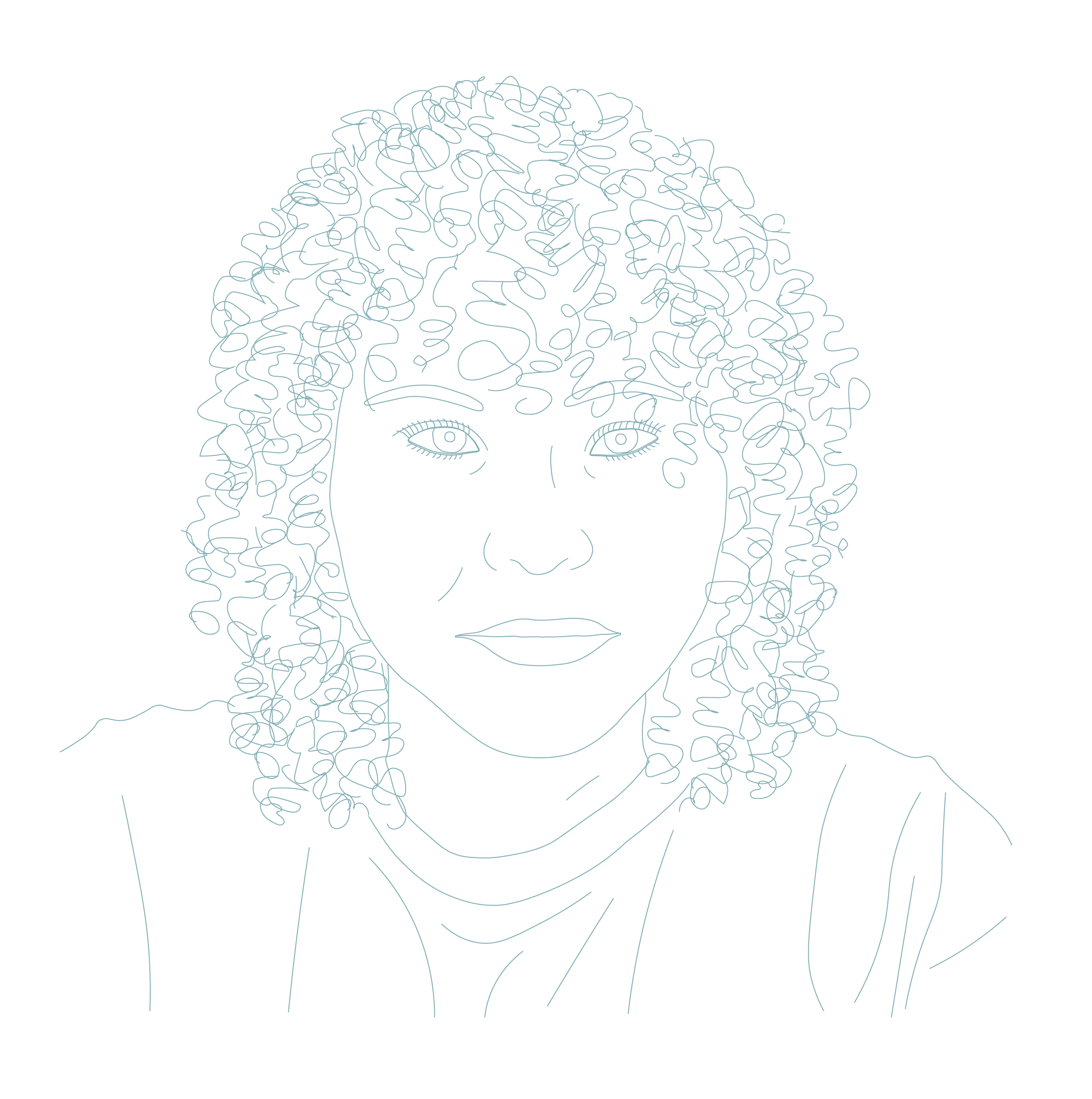 Portrait dessiné de Marie-Eloïse Jabbour