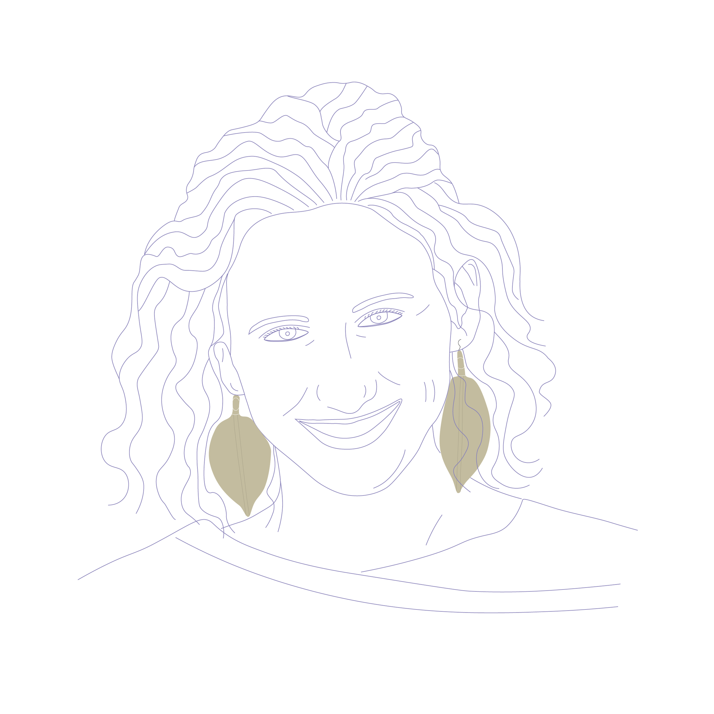 Portrait dessiné de Sophie Ettori