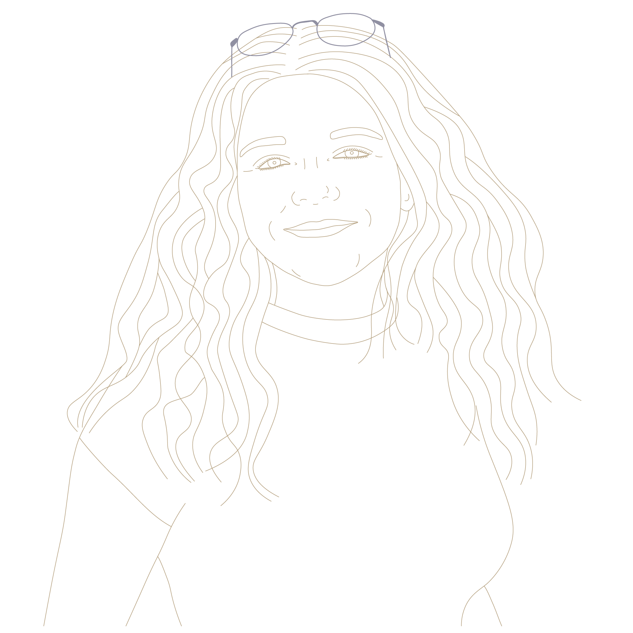 Portrait dessiné d'Amélie Bouleau