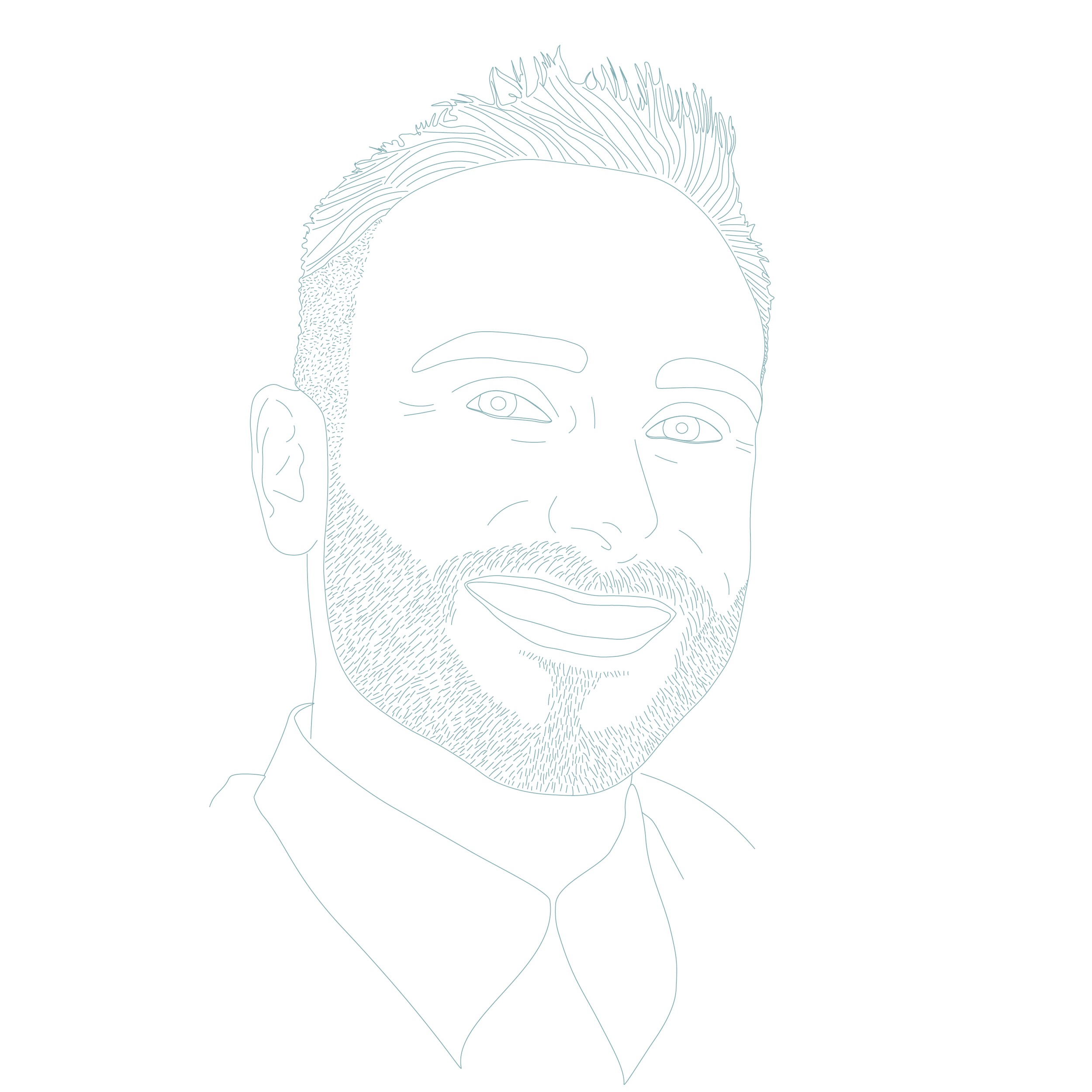 Portrait dessiné d'Antoine Gendronneau