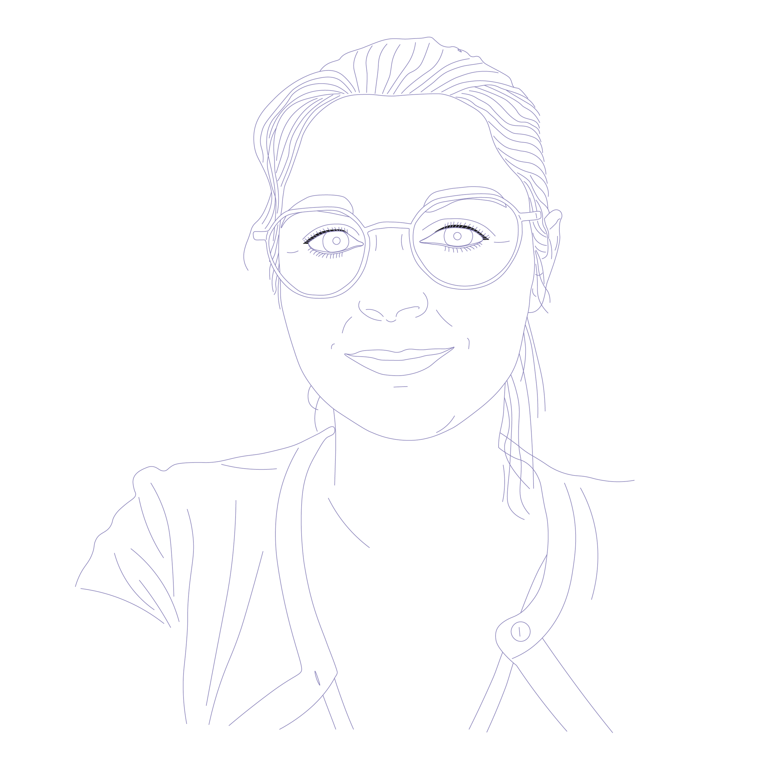 Portrait dessiné de Jennifer Borsellino