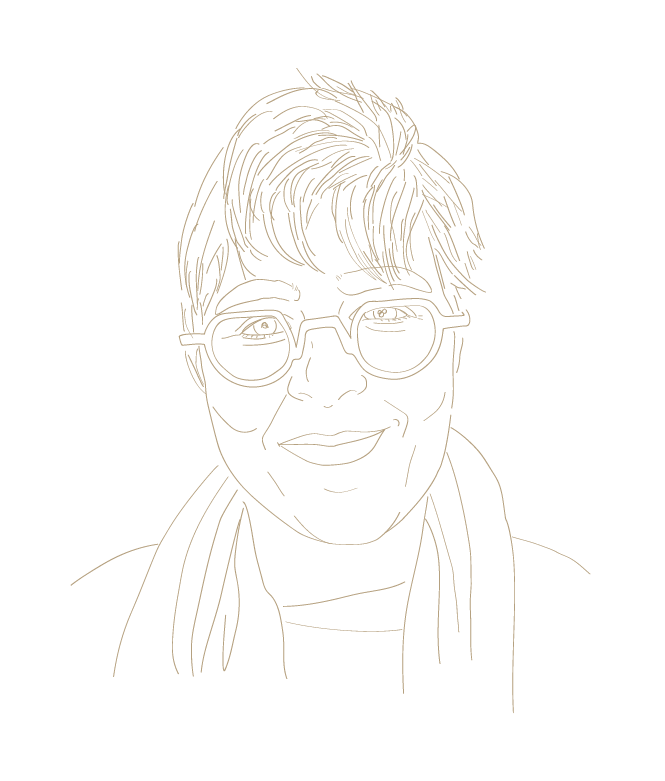 Portrait dessiné d'Emeline Bourvis