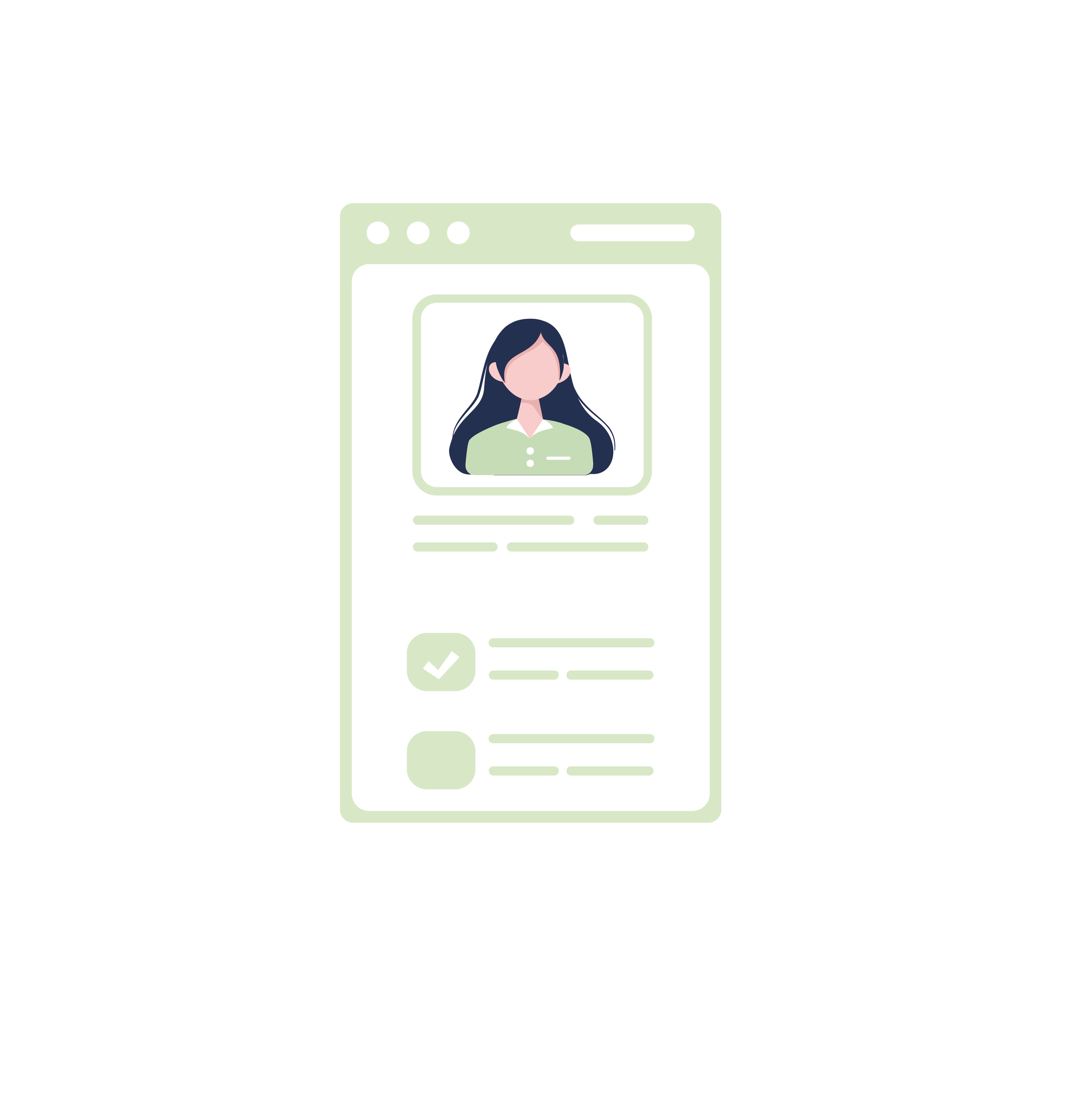 Illustration d'une fiche d'identité verte