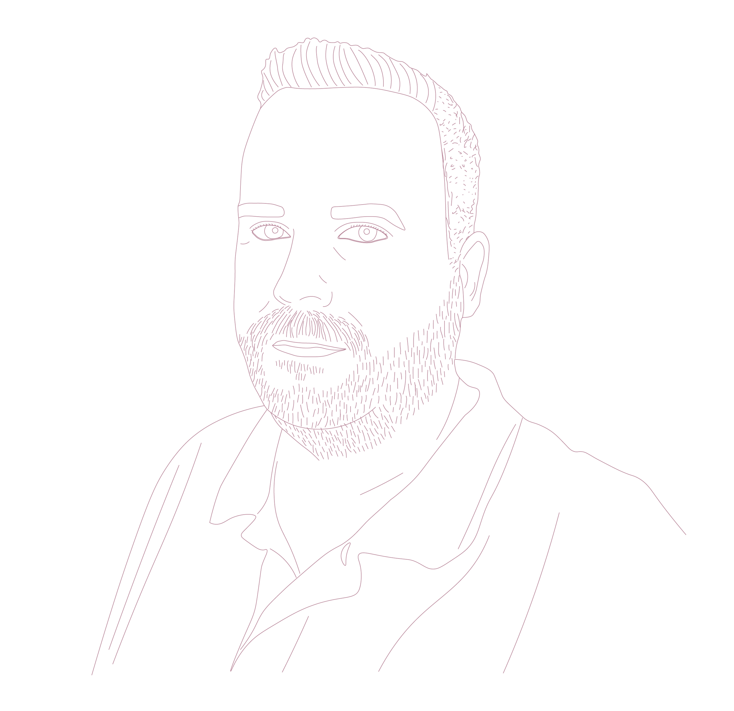 Portrait dessiné de Gireg Dupont