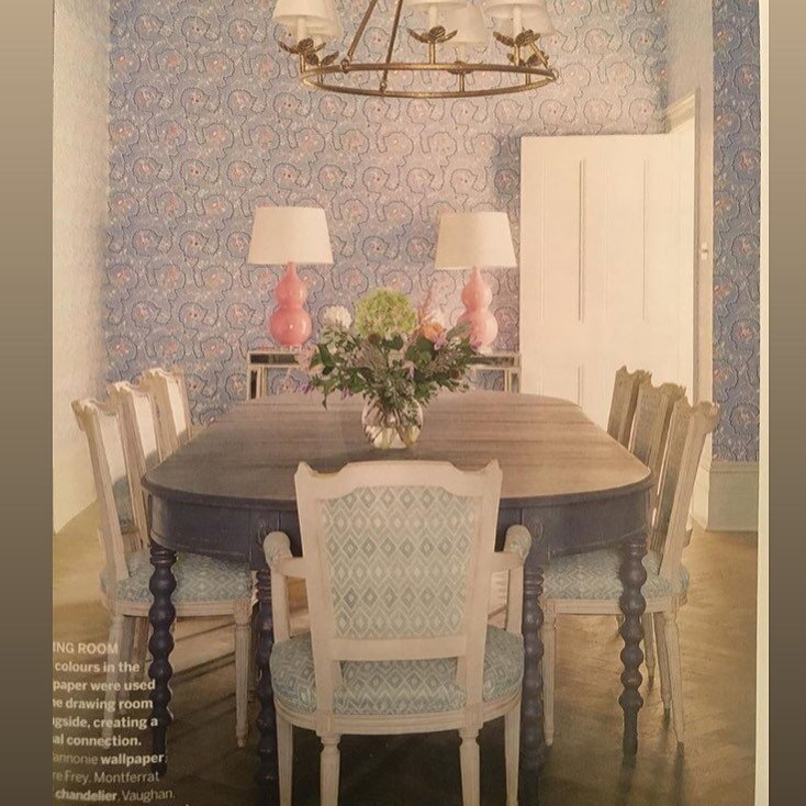 Thrilled to see this elegant Swedish table I sourced in the current issue of Homes and Gardens magazine, found at the wonderful treasure trove that is Blanchard Collective @blanchardcollective @homesandgardensuk