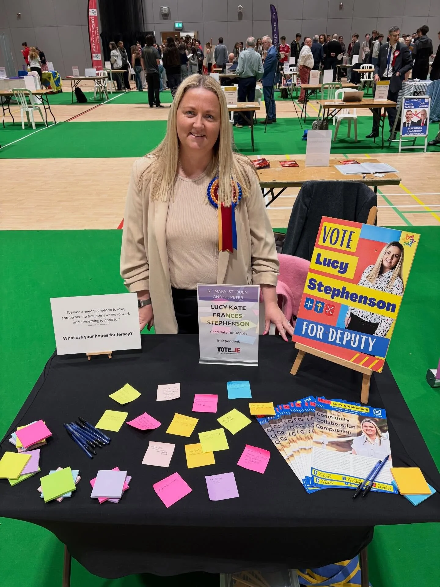 The messages from young people at yesterday&rsquo;s Candidates Fayre were pretty consistent when I asked the question: &lsquo;what are your hopes for Jersey?&rsquo; Affordable family housing (with sufficient parking), lowering the cost of living, and