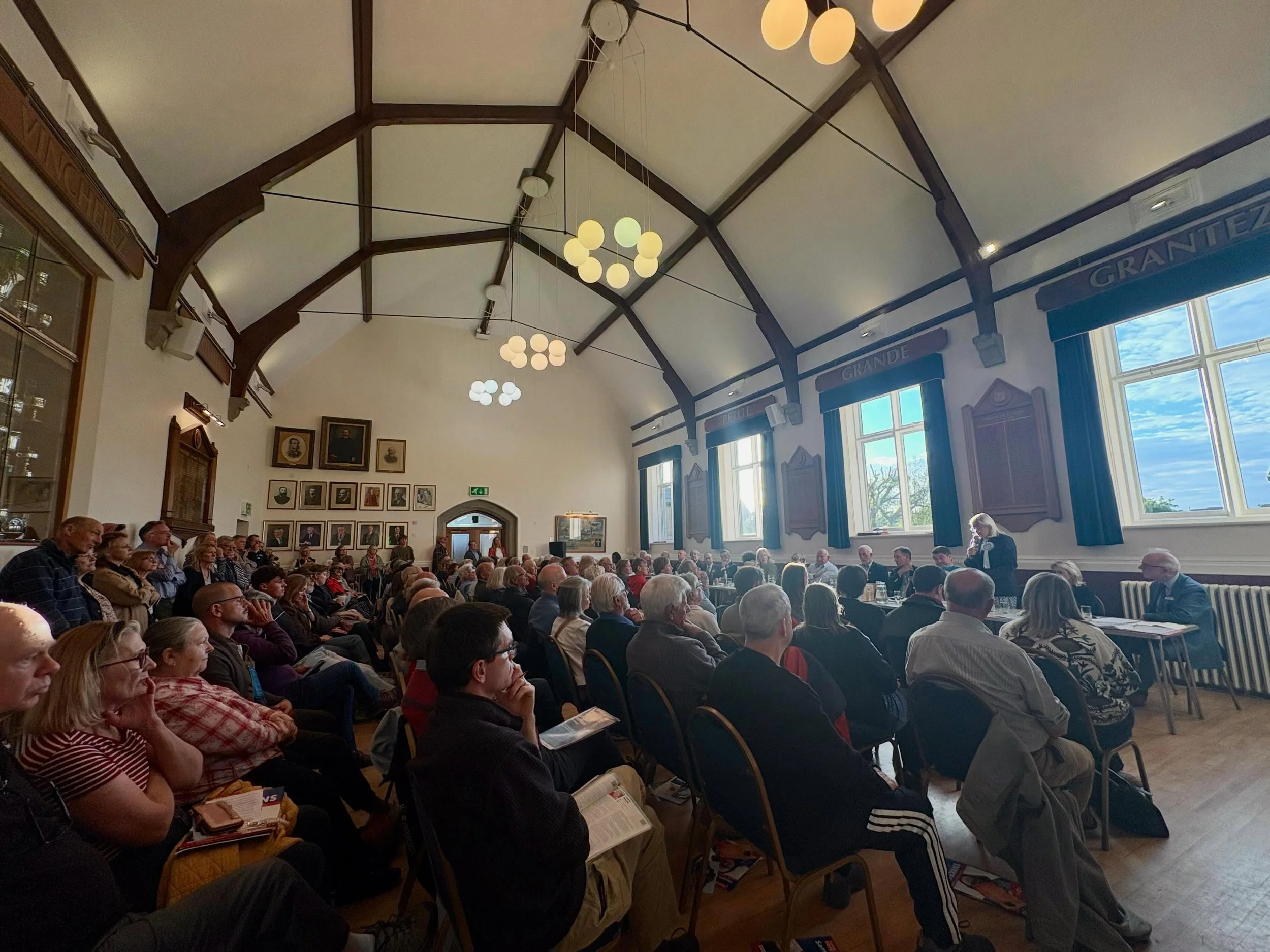 Last night&rsquo;s Senatorial hustings in my home parish of St Ouen was a busy one - not even standing room only as all that was taken too! Topics covered included the Time to Win report, what Jersey can do to attract young people back to the island,