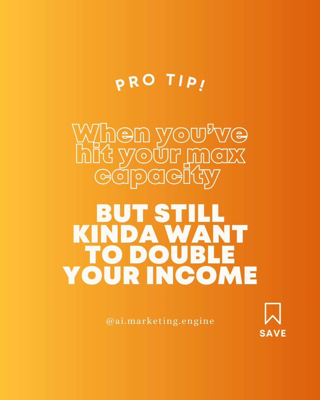 ✨ This morning&rsquo;s AIME email included this prompt (plus a few more to help members tackle their marketing this week).

This prompt isn't a hustle-harder, map-your-entire-year kind of task, though.

It's a more practical, what-if-there&rsquo;s-mo