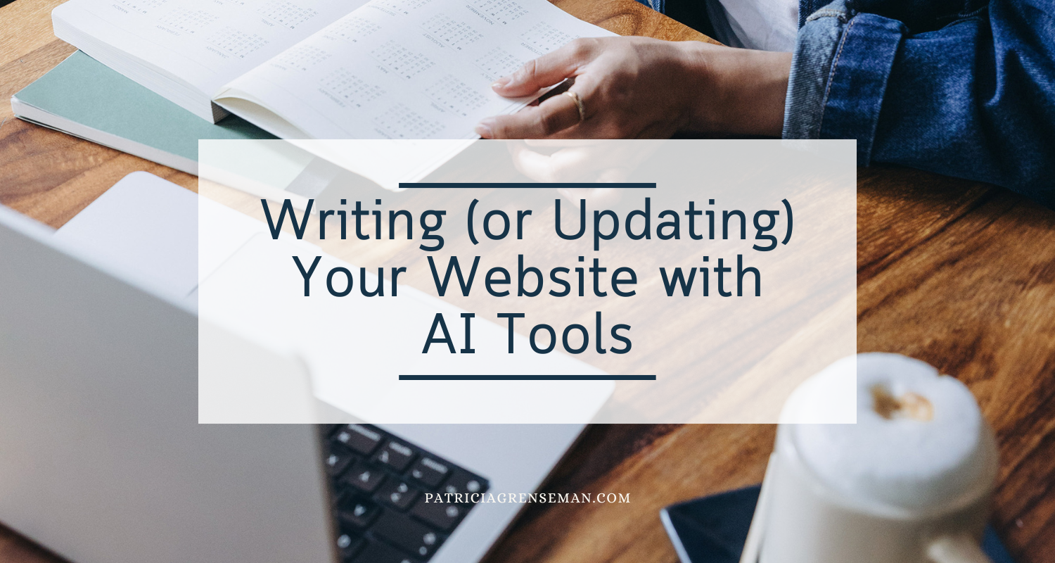 Writing (or Updating) Your Website with AI