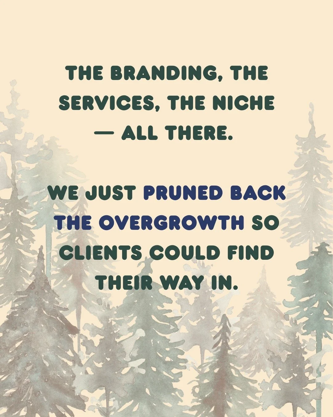 Kennedy already had something really good. 

Warm branding, a genuine niche, real services that her clients valued. What she didn&rsquo;t have was a clear way in.

Her site had grown the way a lot of service provider websites do: organically, one add