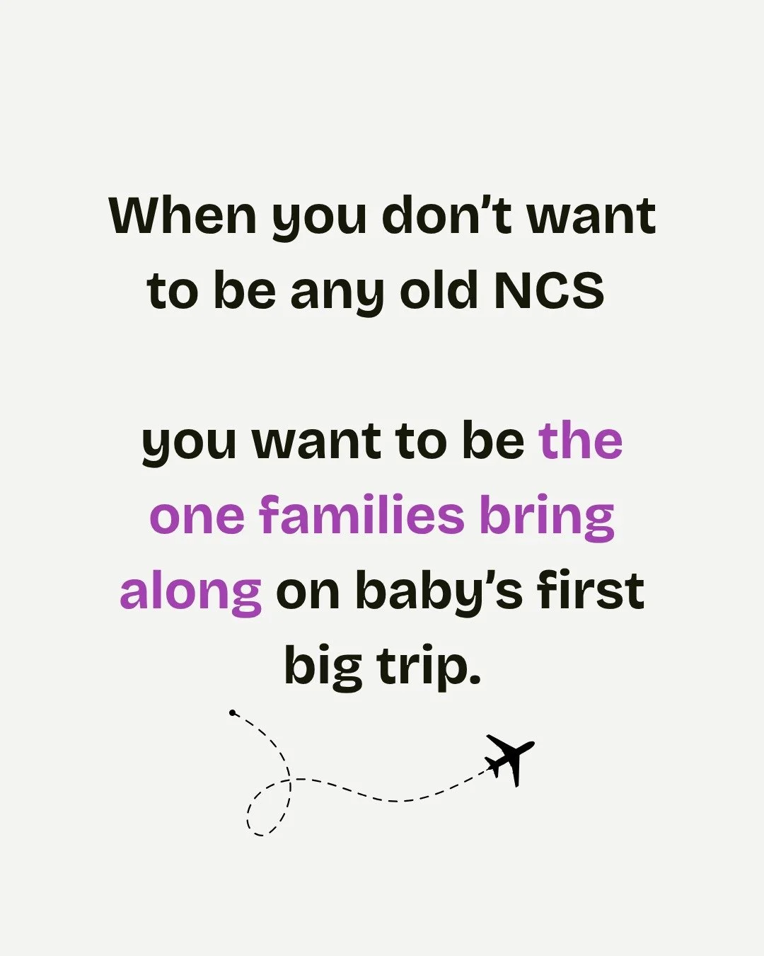 Erica knew exactly who she wanted to work with. 

Families who needed expert, round-the-clock newborn care, not just at home, but on the road, internationally, in hotel suites and borrowed kitchens and long-haul flights with a newborn in tow.

The pr
