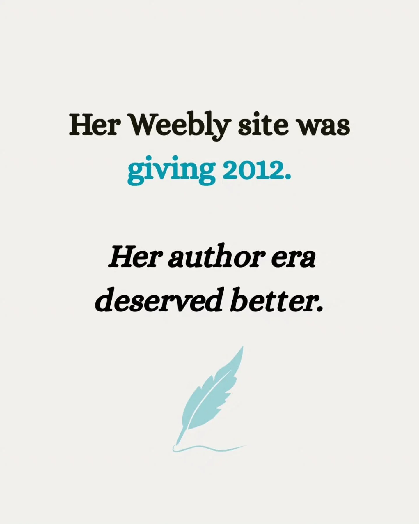 Claudia came to me with a Weebly website that was giving 2012.

And she had a problem that&rsquo;s actually pretty common among people who&rsquo;ve been doing meaningful work for a long time: her online presence reflected who she had been, not who sh