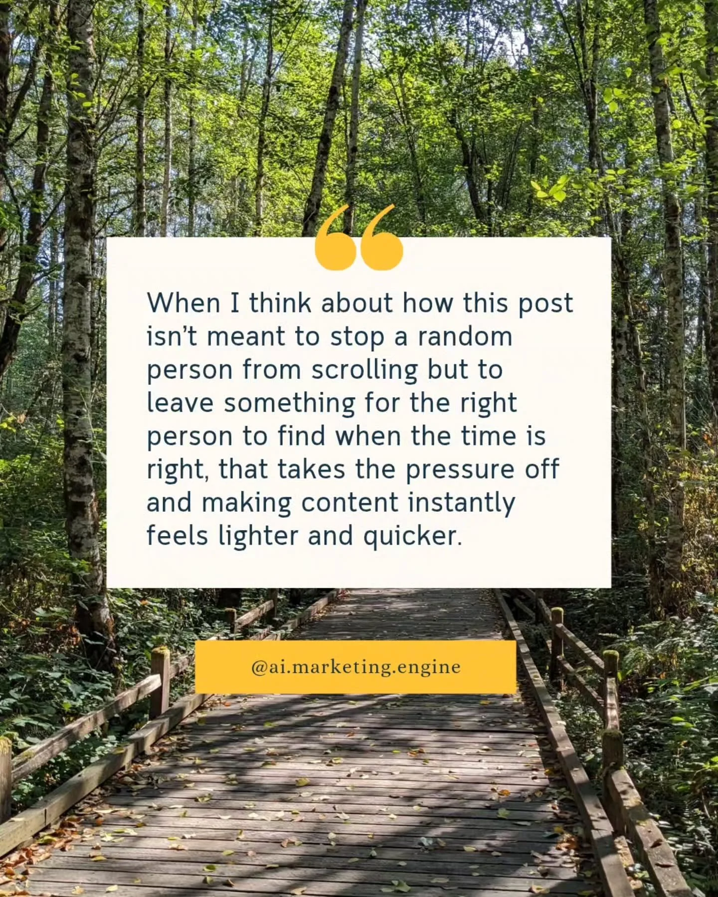 This summer, I don&rsquo;t have the capacity to stop the scroll.&nbsp;

I&rsquo;m not enjoying the process of putting together a sharp hook, a sticky introduction, an engaging caption, and compelling call to action.

Some seasons that is half the fun