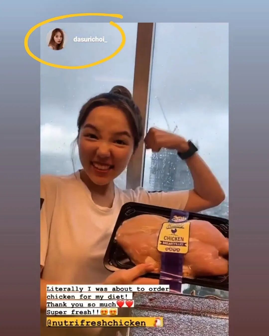 Thank you Ms. Dasuri Choi 💜

Don't froget to Download our APP to order⬇️
https://nutrifresh.onelink.me/hDfI

🔹️09258228118
🔹️www.nutrifreshchicken.com

#EatHealthyEatFresh

*Available in Metro Manila only.