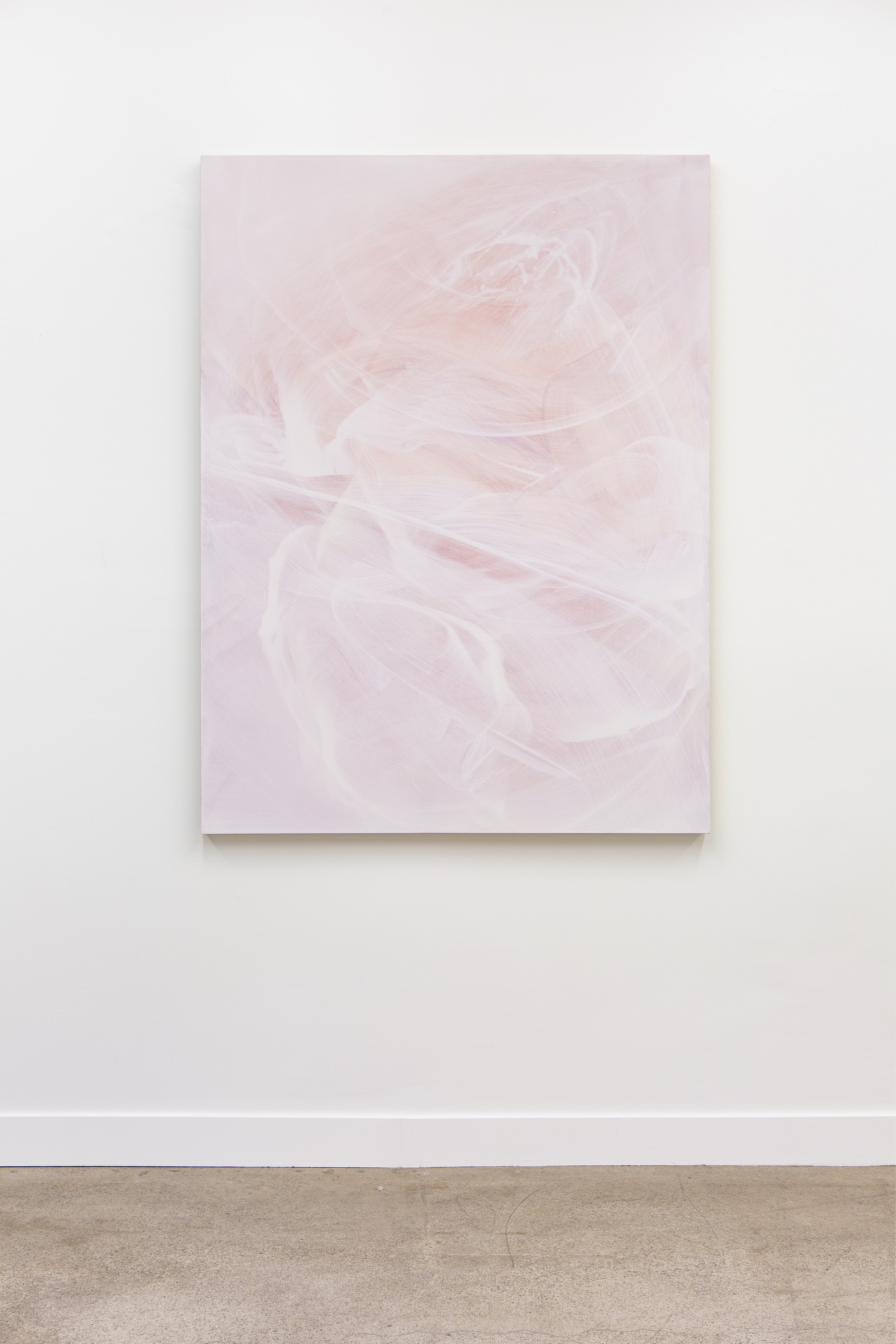 Holding pattern, Acrylic and flashe on canvas, 45" x 60", 2021
