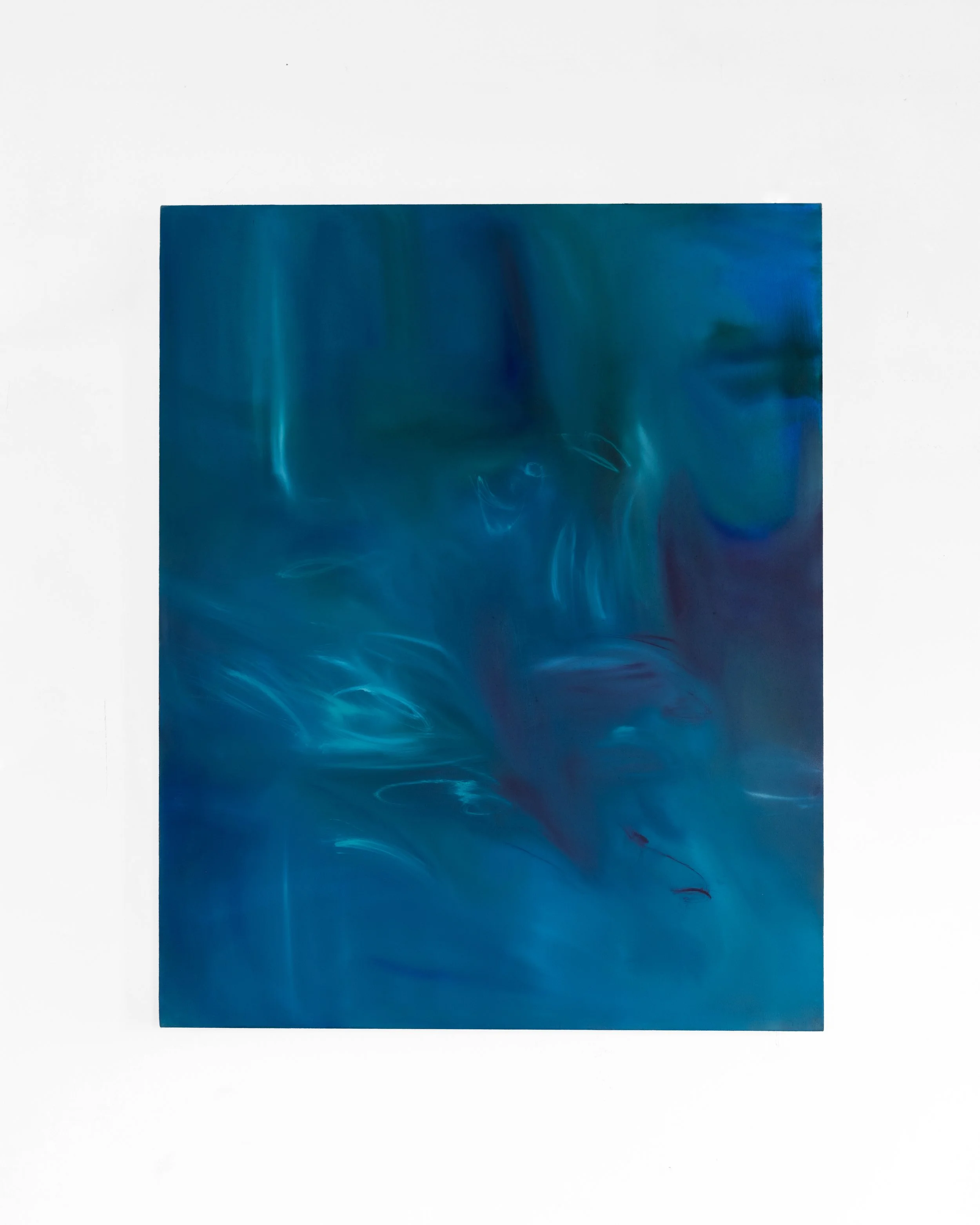 Lasting blue, 80 x 100cm, 2024