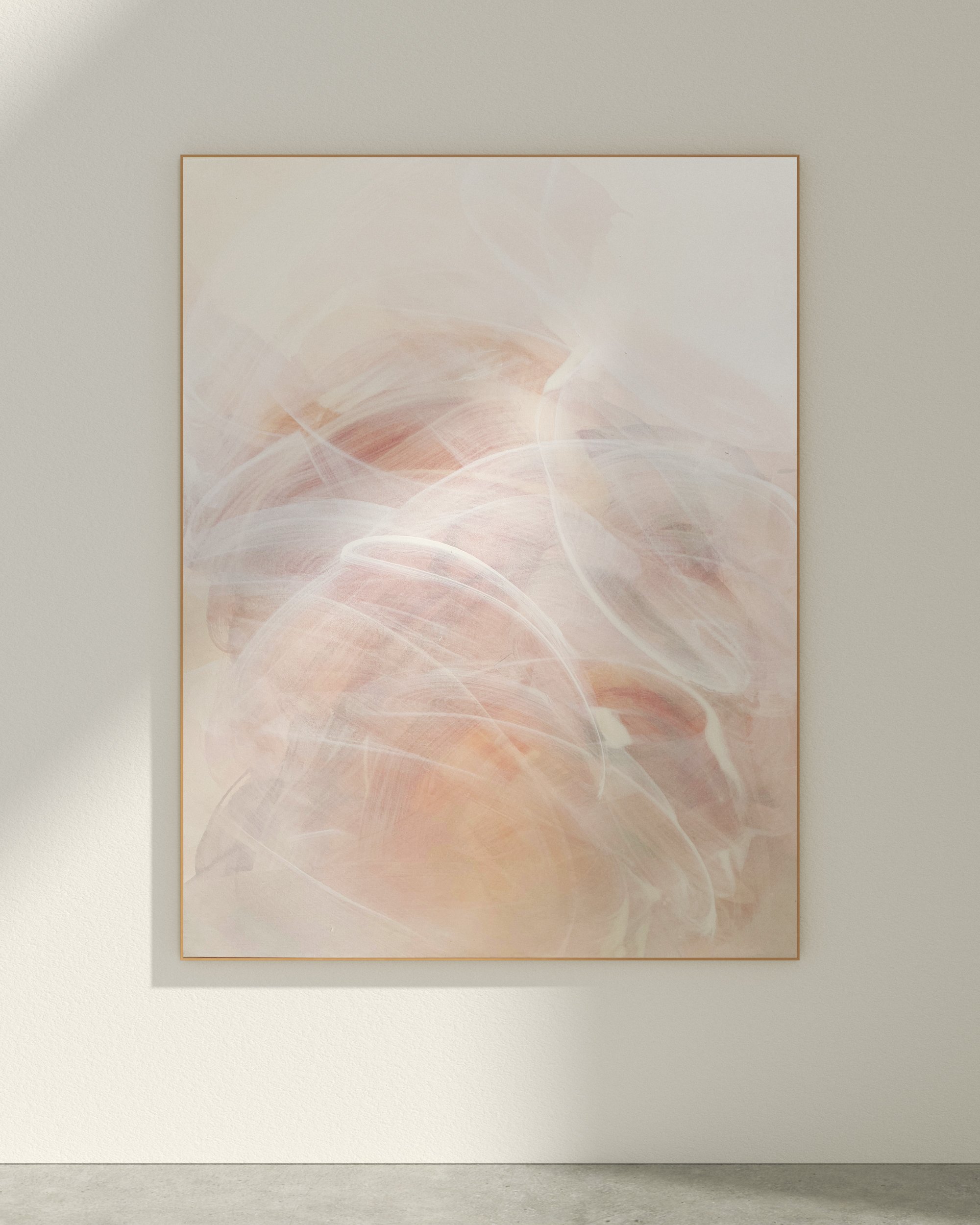 The light changes quickly around here, Acrylic on canvas, 45”x 59”, 2021