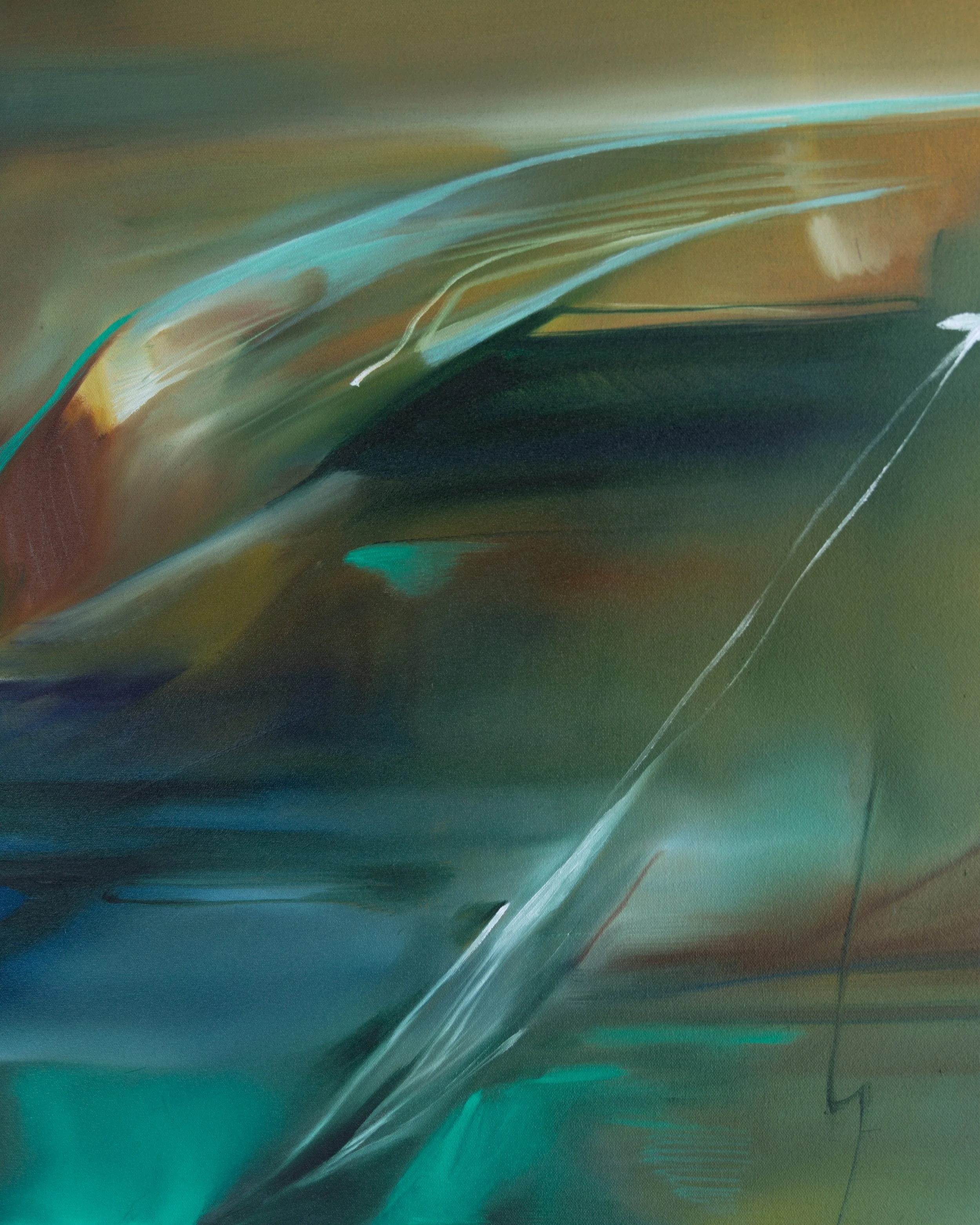 Detail of Relic, Oil on canvas, 80 x 100cm, 2025