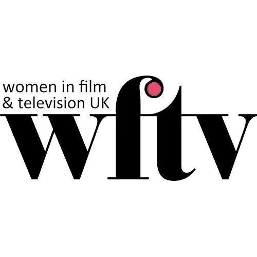 Women in Film & Television UK logo (WFTV) with stylized text and a pink dot.
