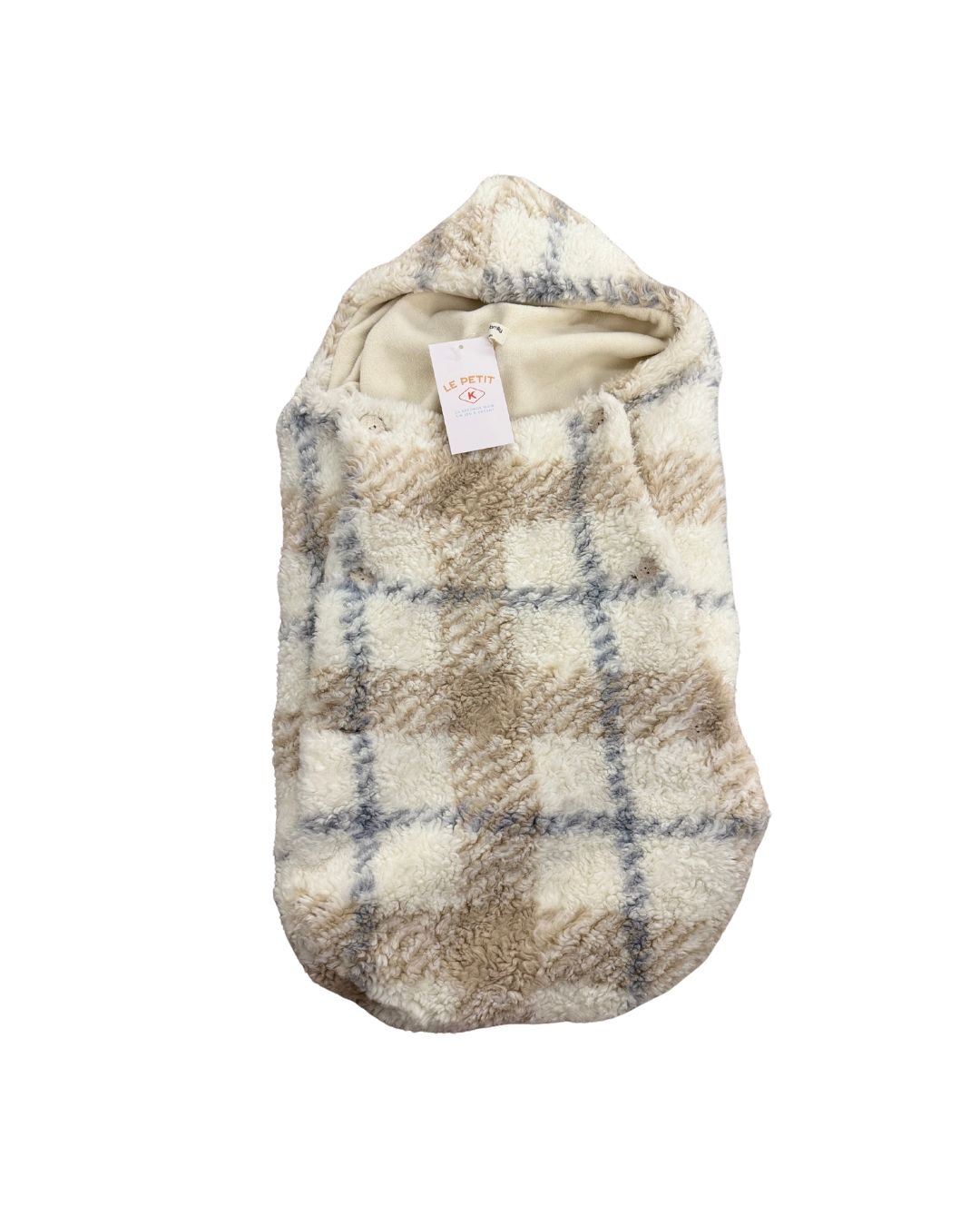 1+IN THE FAMILY - NID D'ANGE - ECOSSAIS/BEIGE - TU