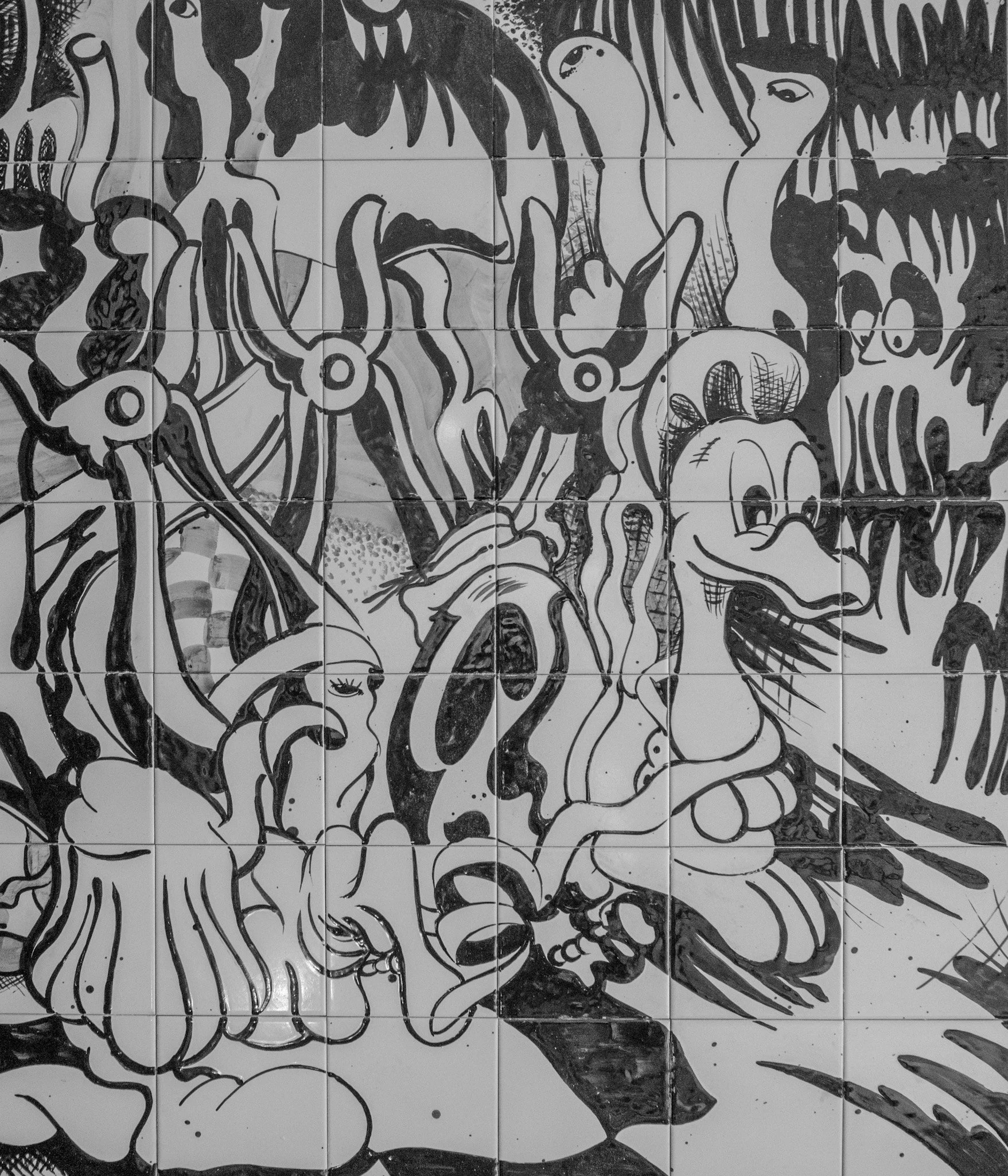 "Os Melhores Petiscos"
Tile Panel at Ourives Petisqueira in Lisboa, 2025.