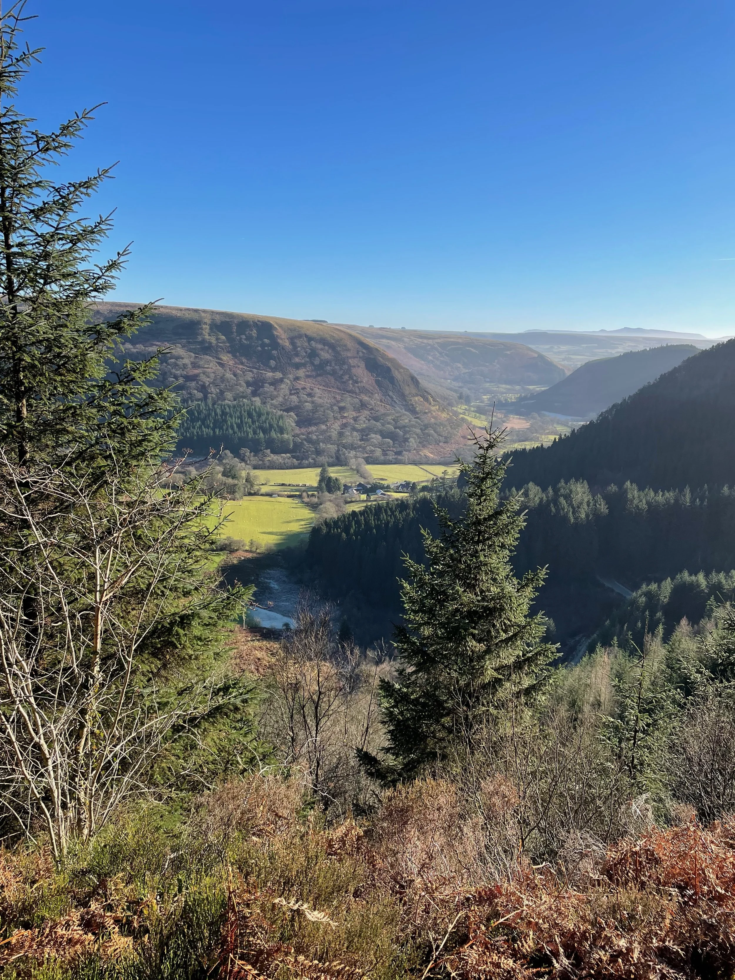 Irfon Valley wonderful view