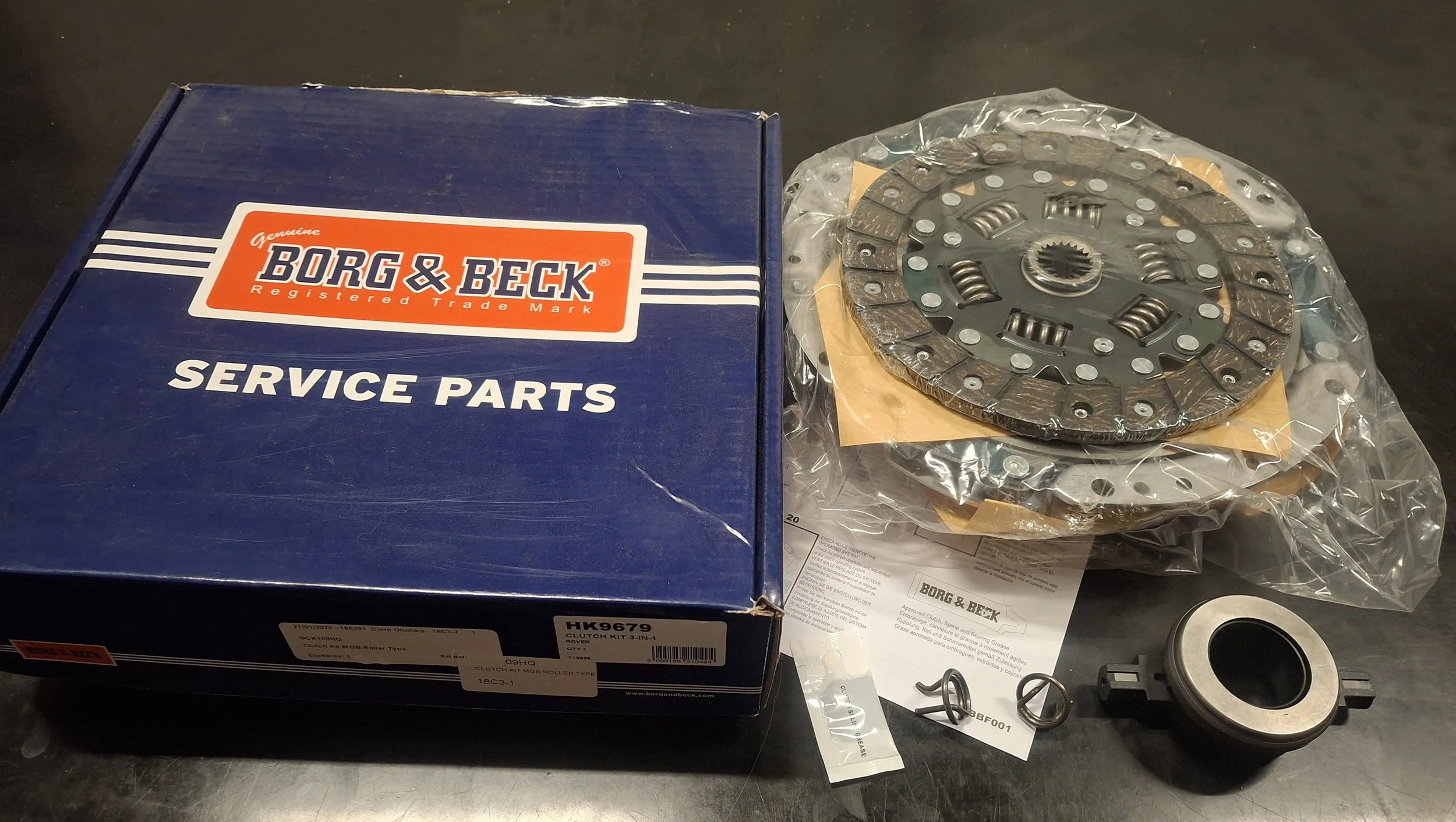MGB Clutch Kit - GCK109HQ