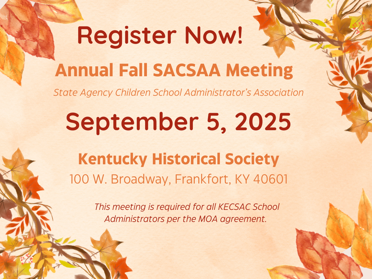 Fall SACSAA Meeting