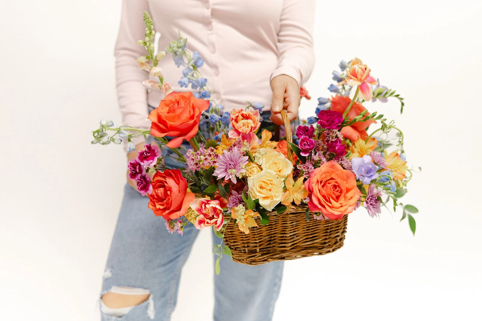 Bright Basket Arrangement - Standard
