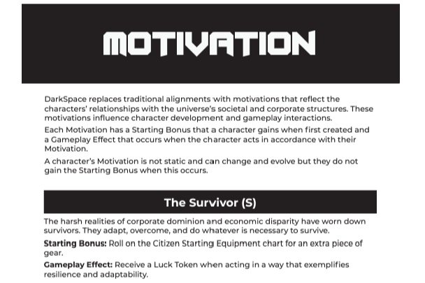 DarkSpace Transmission 0.01.02 Design - Motivation