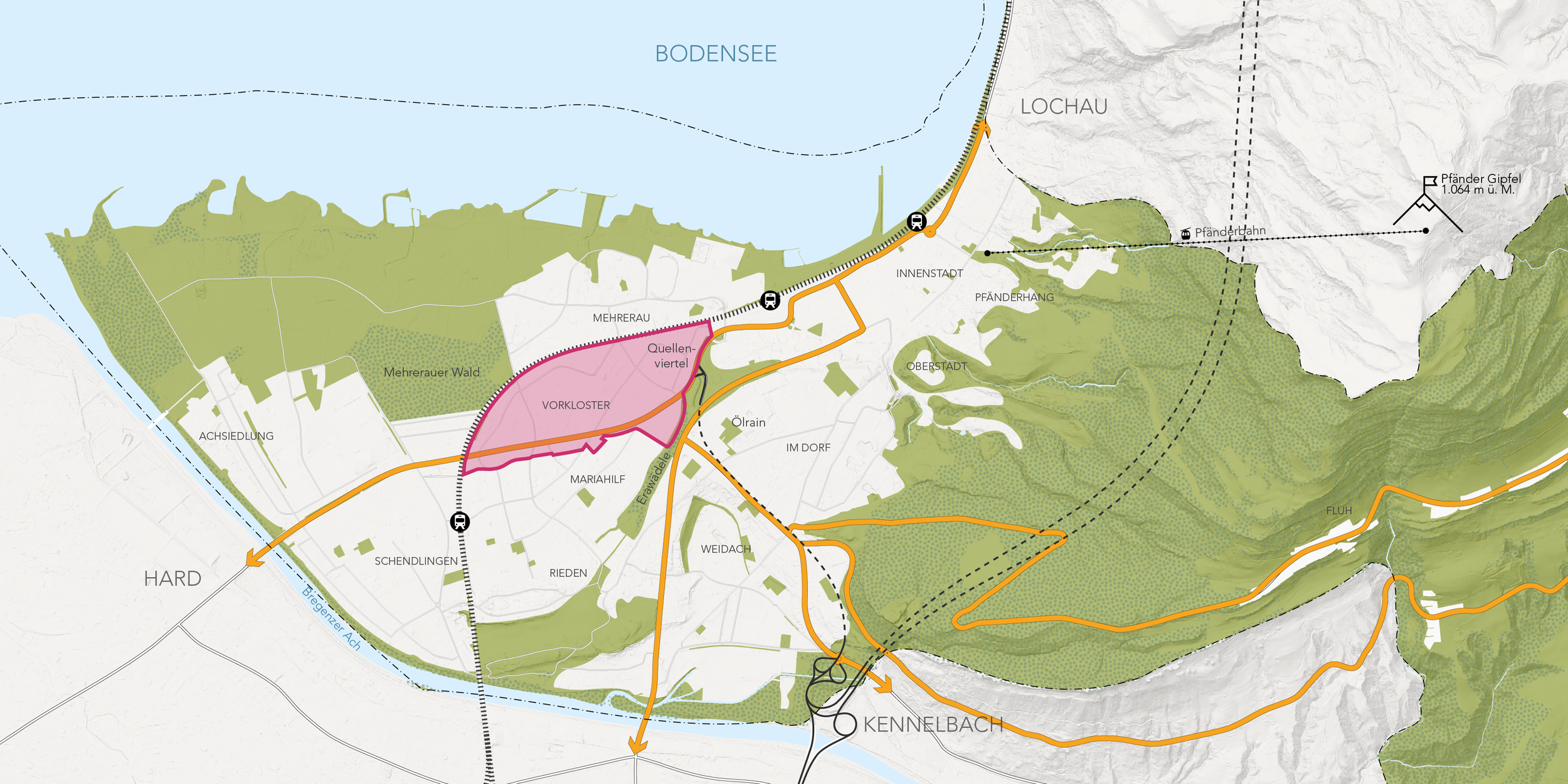 Betrachtungsgebiets | © stadtland