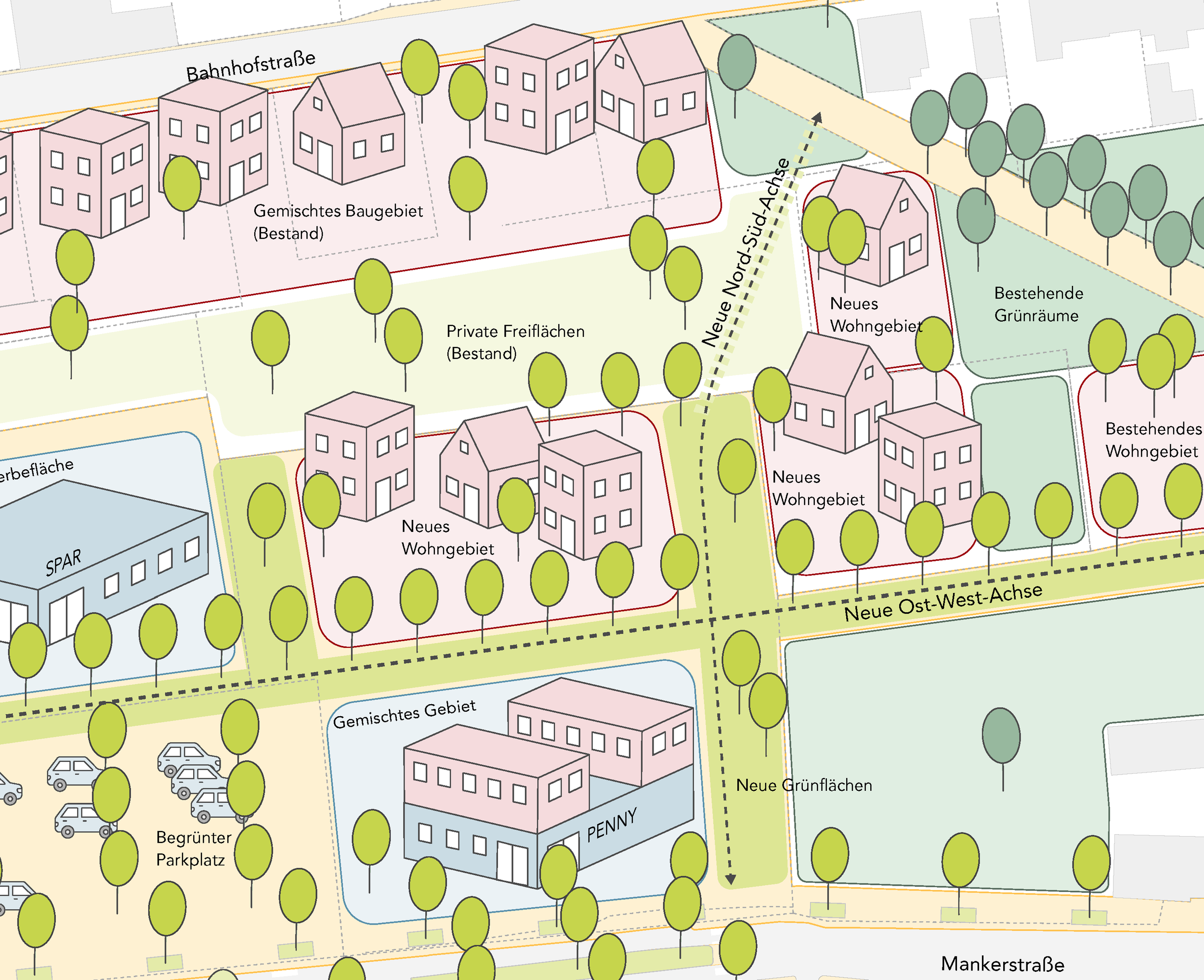 Städtebaulicher Entwurf Ober-Grafendorf