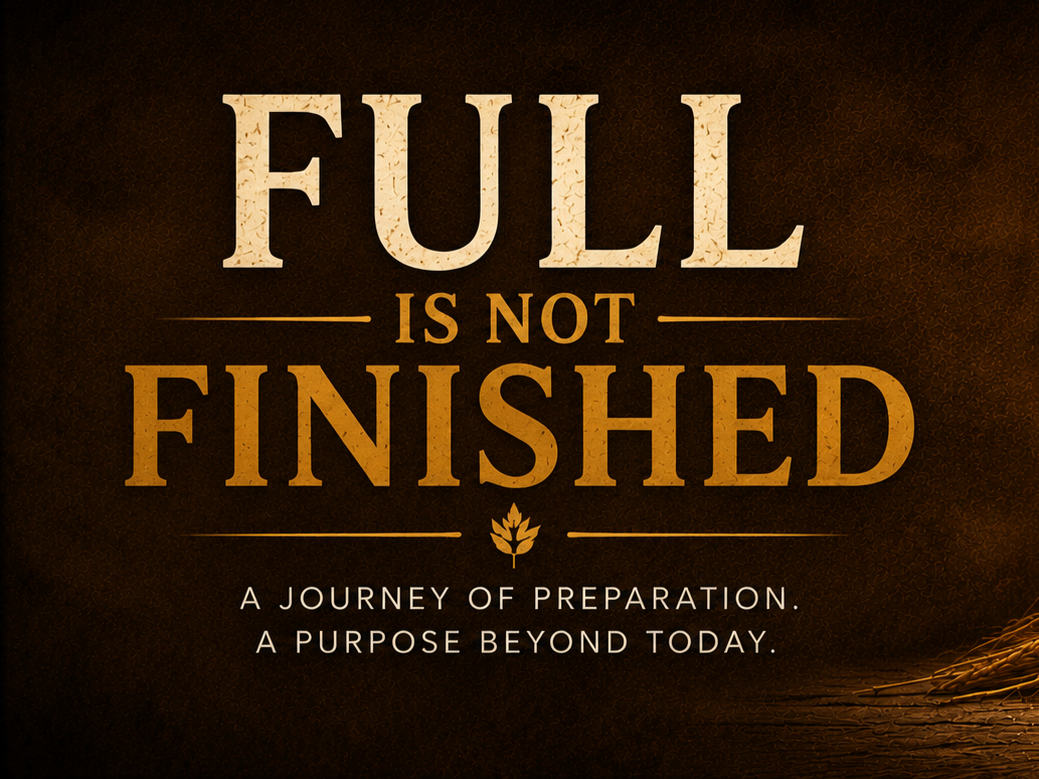 LIVE FULL / DIE EMPTY — FULL IS NOT FINISHED
