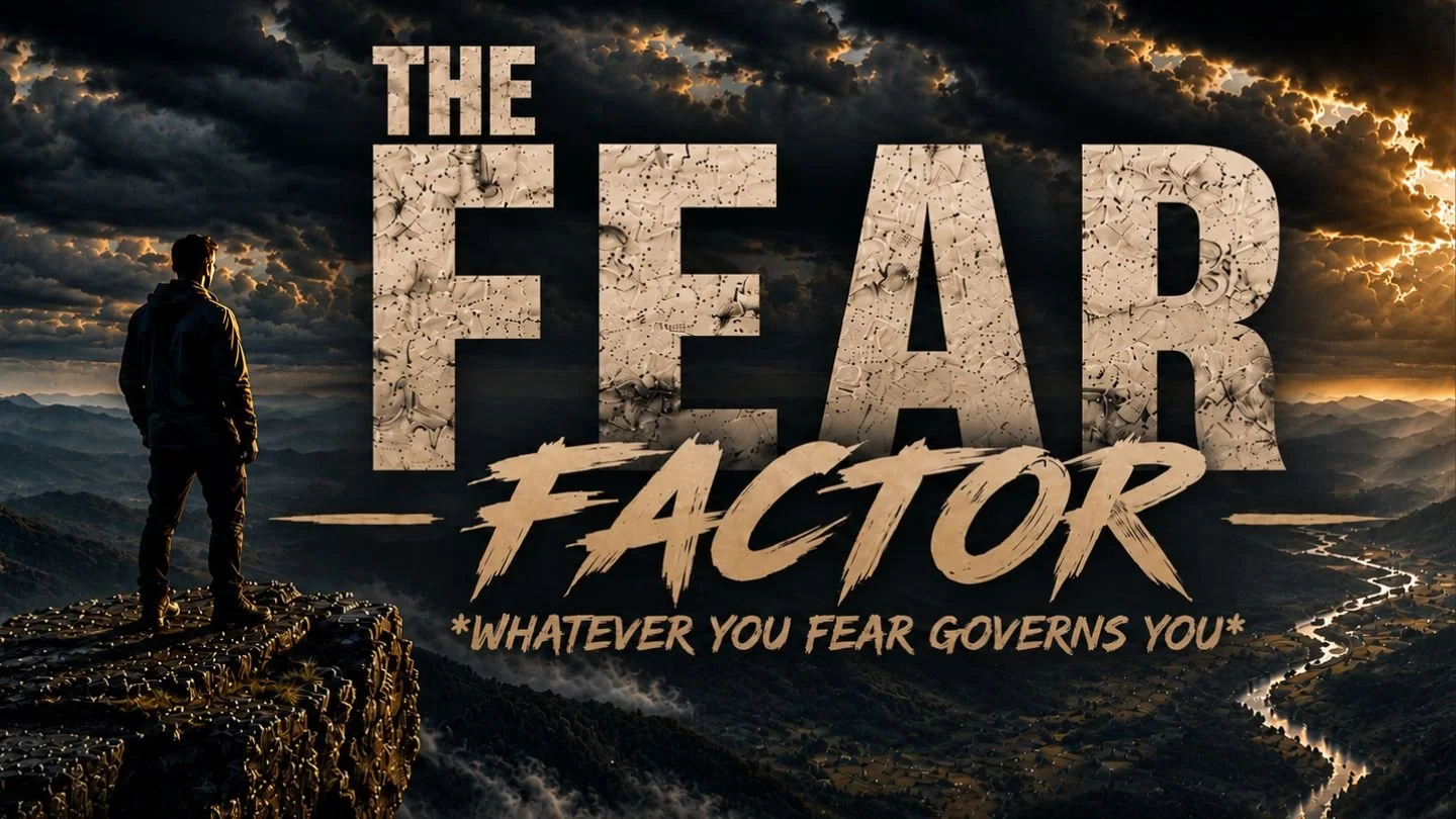 THE FEAR FACTOR: (Whatever You Fear Governs You)