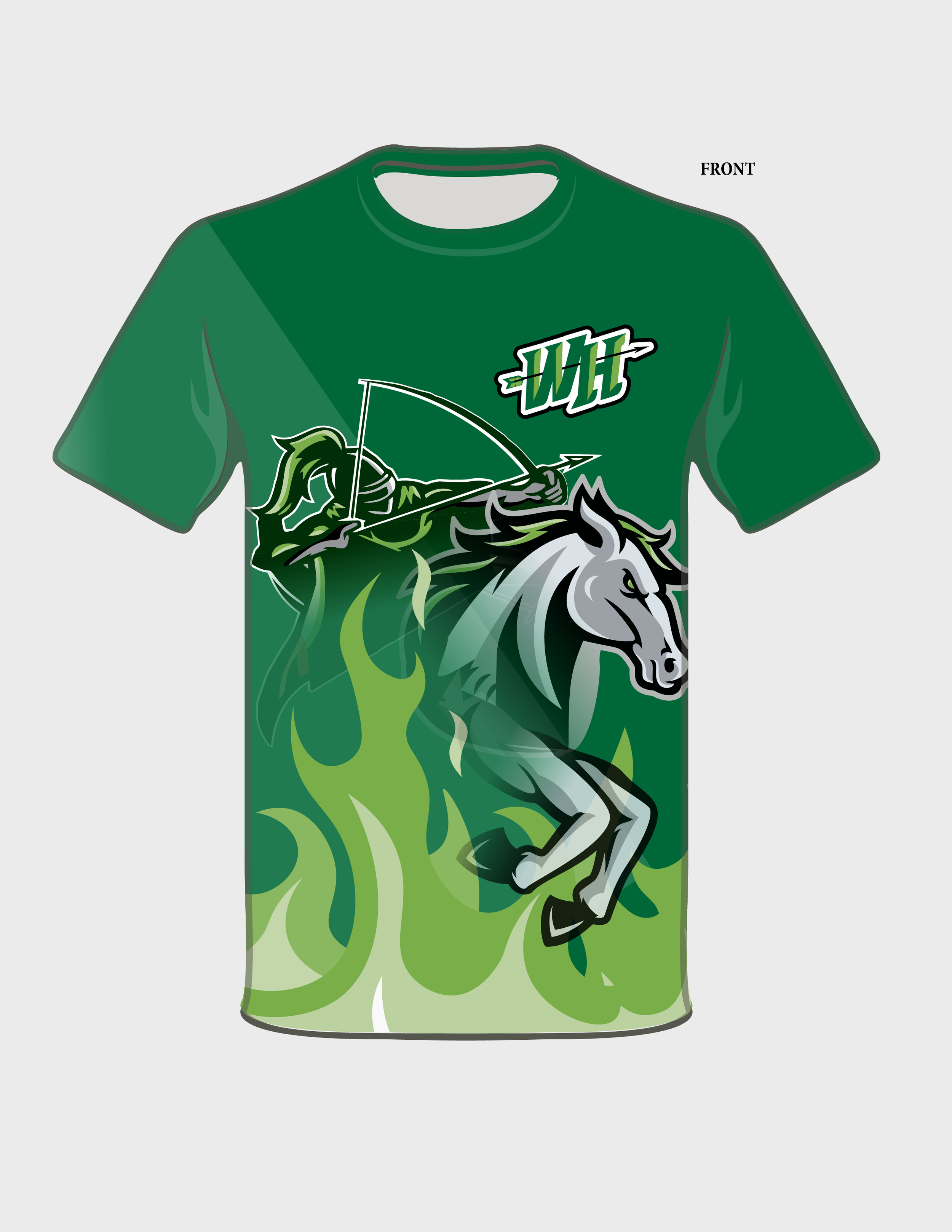 Flaming Horse Tee