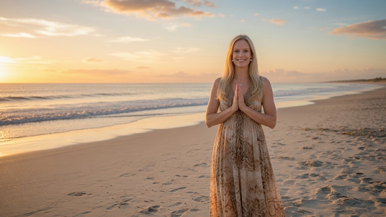 goddess retreat on beach