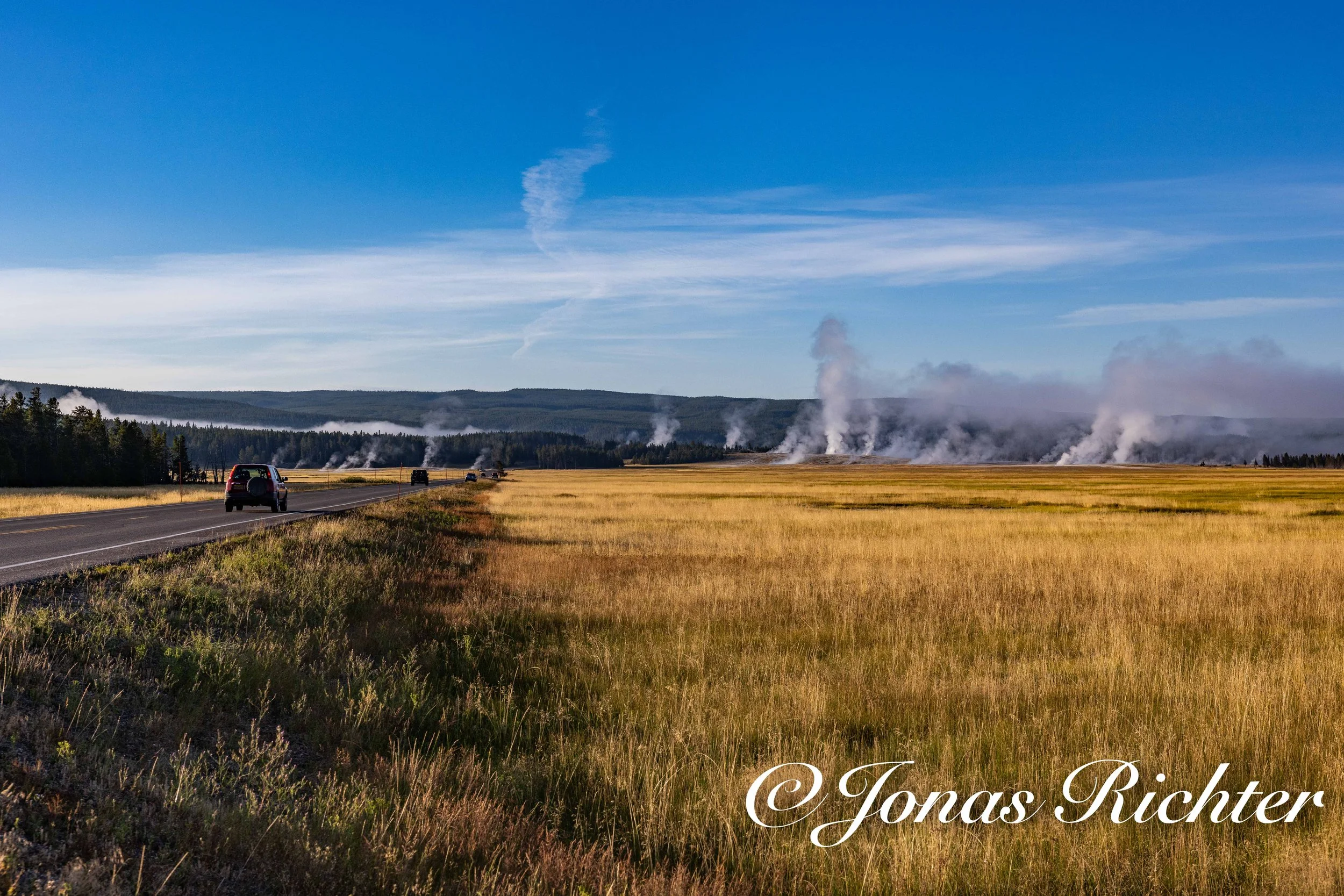 Dampfende Heiße Quellen, Yellowstone National Park