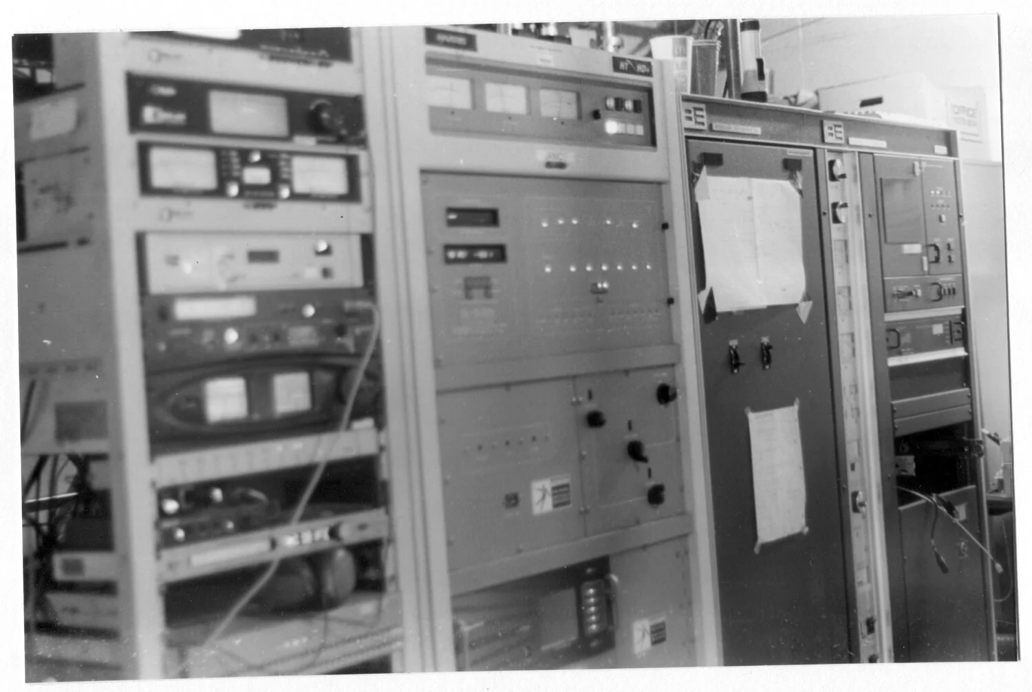 Photo I took inside ‘the Shack’ at the base of the transmitter, 2011