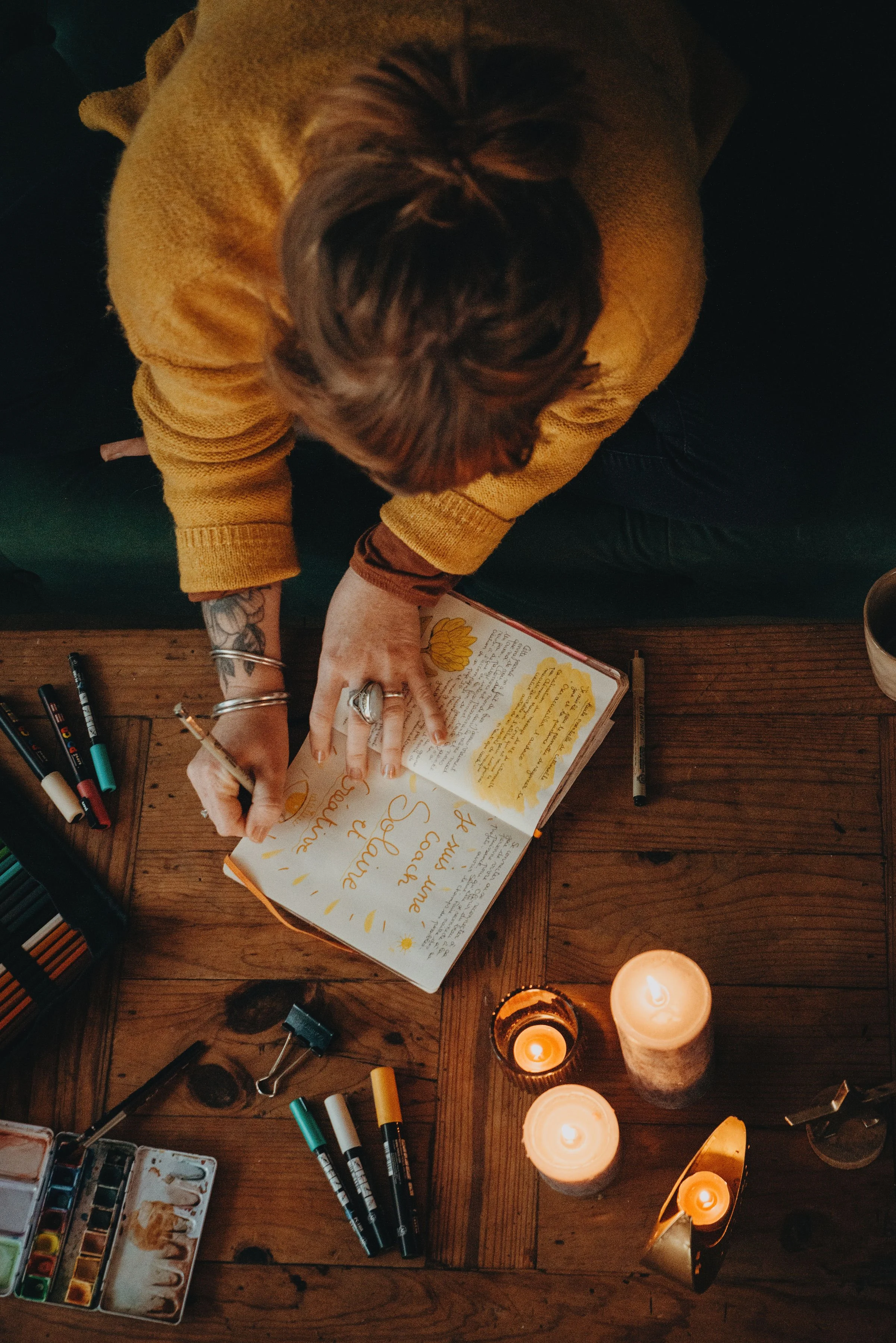 manifestation par l'écriture, journaling créatif, art-coaching