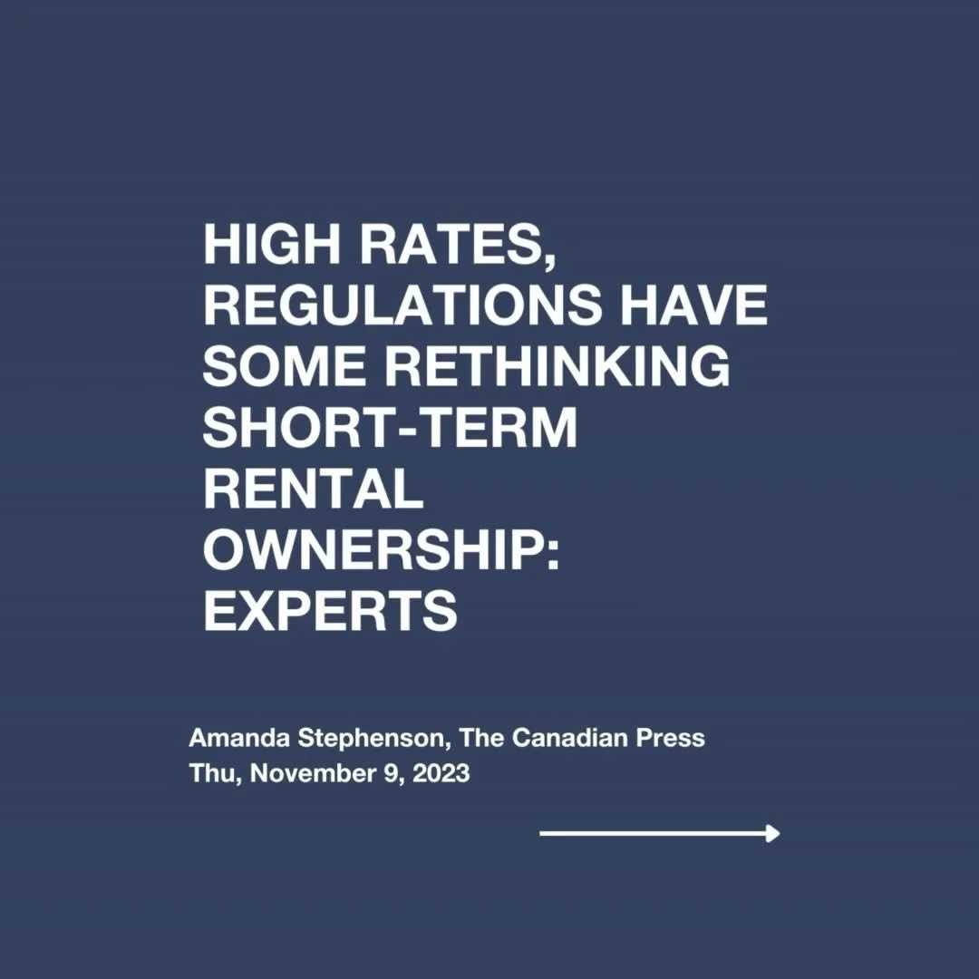 A recent interview&hellip;"I think anybody who's interested in this industry needs to understand that it's volatile ... it is a higher-risk, but higher-reward industry,"

#realestateinvesting #shortterrentals #airbnbkelowna #bcpoli #kelowna