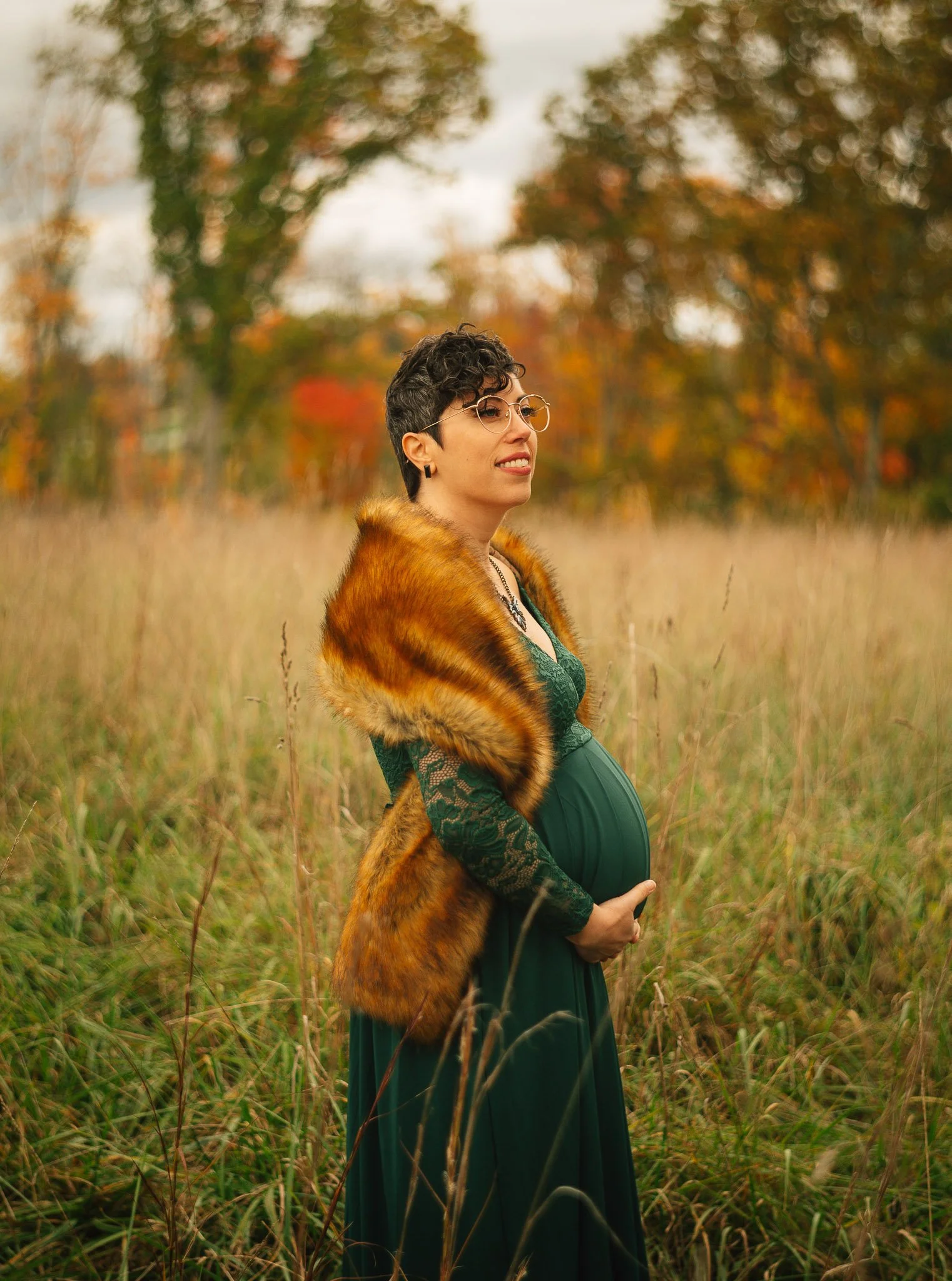 Maternity Session in the Fall, Pittsburgh ,Pa 