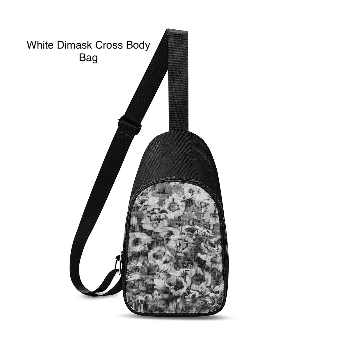 White Dimask Cross Body Bag.jpeg
