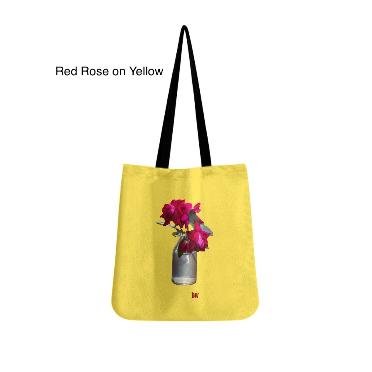 Red Rose on Yellow Tote.jpeg
