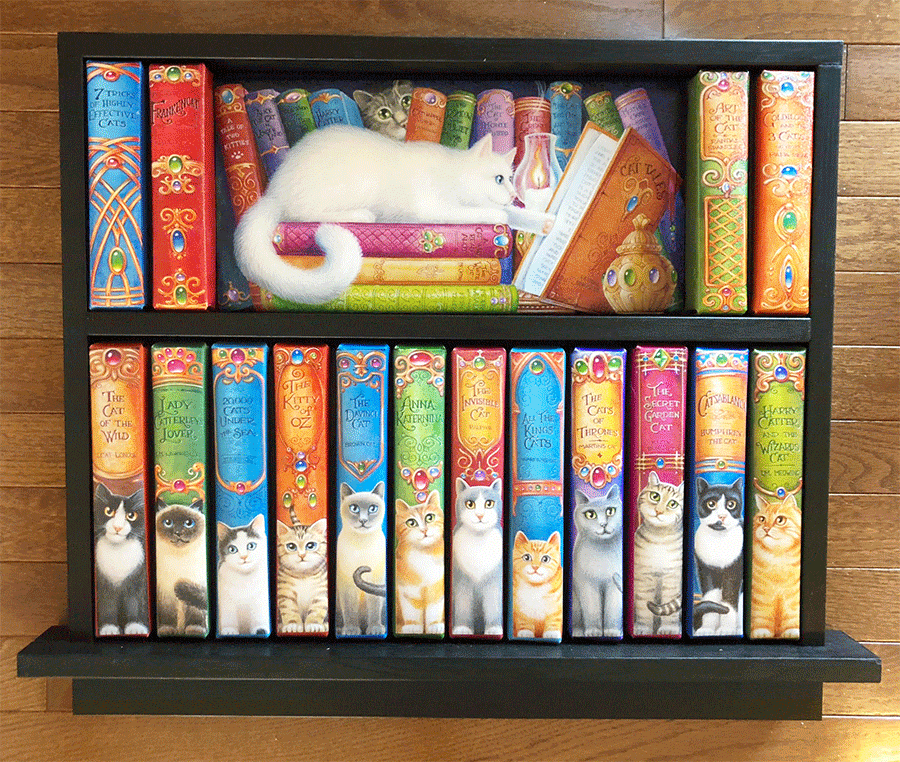 3-D CAT DOUBLE BOOKSHELF 3.gif