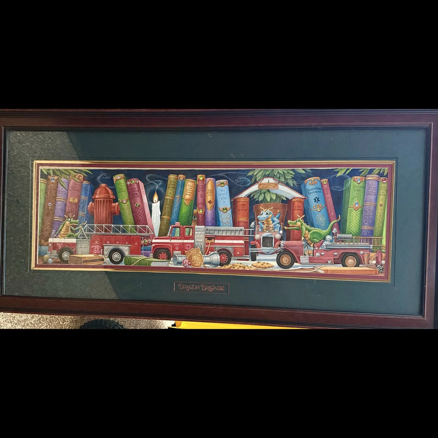 DRAGON BRIGADE, FRAMED ORIGINAL