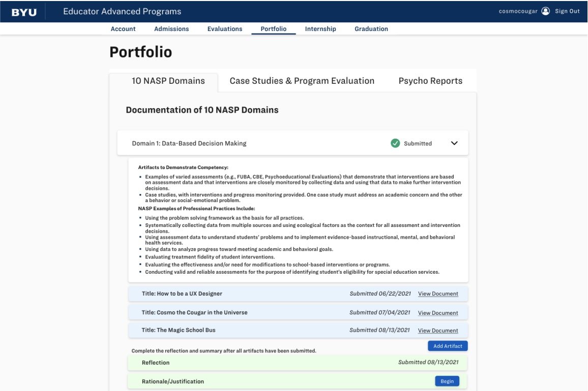 Here is an example of what it looks like for students to submit their files. 
