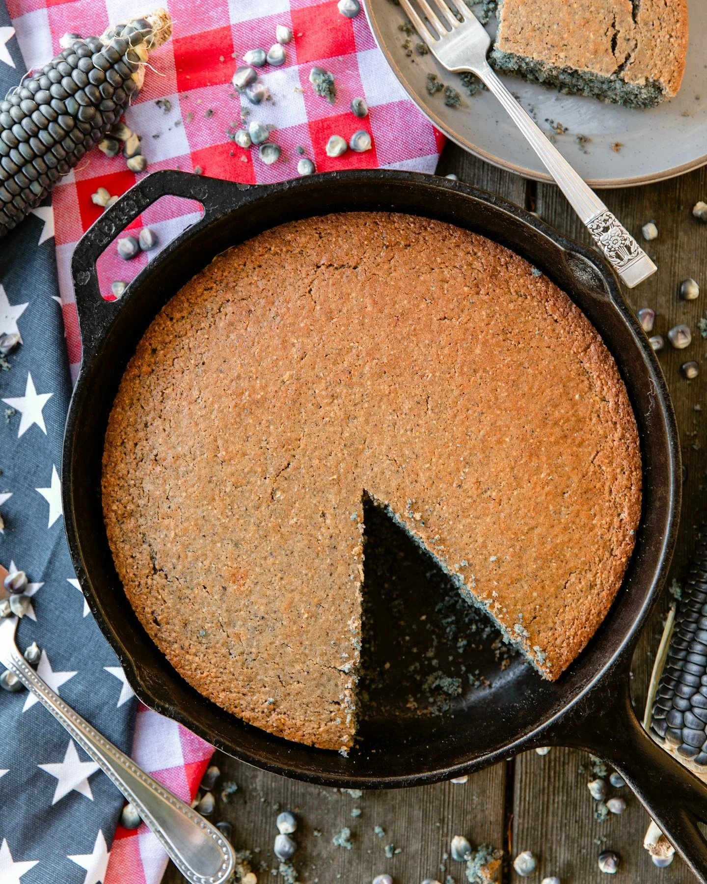 As y&rsquo;all start to think about your menus for this weekend, don&rsquo;t forget to add a little BLUE to the table! 🌽💙 

DM us if you want a listing of all stores that carry our Blue Cornbread Mix so you can pick some up for your 4th of July cel